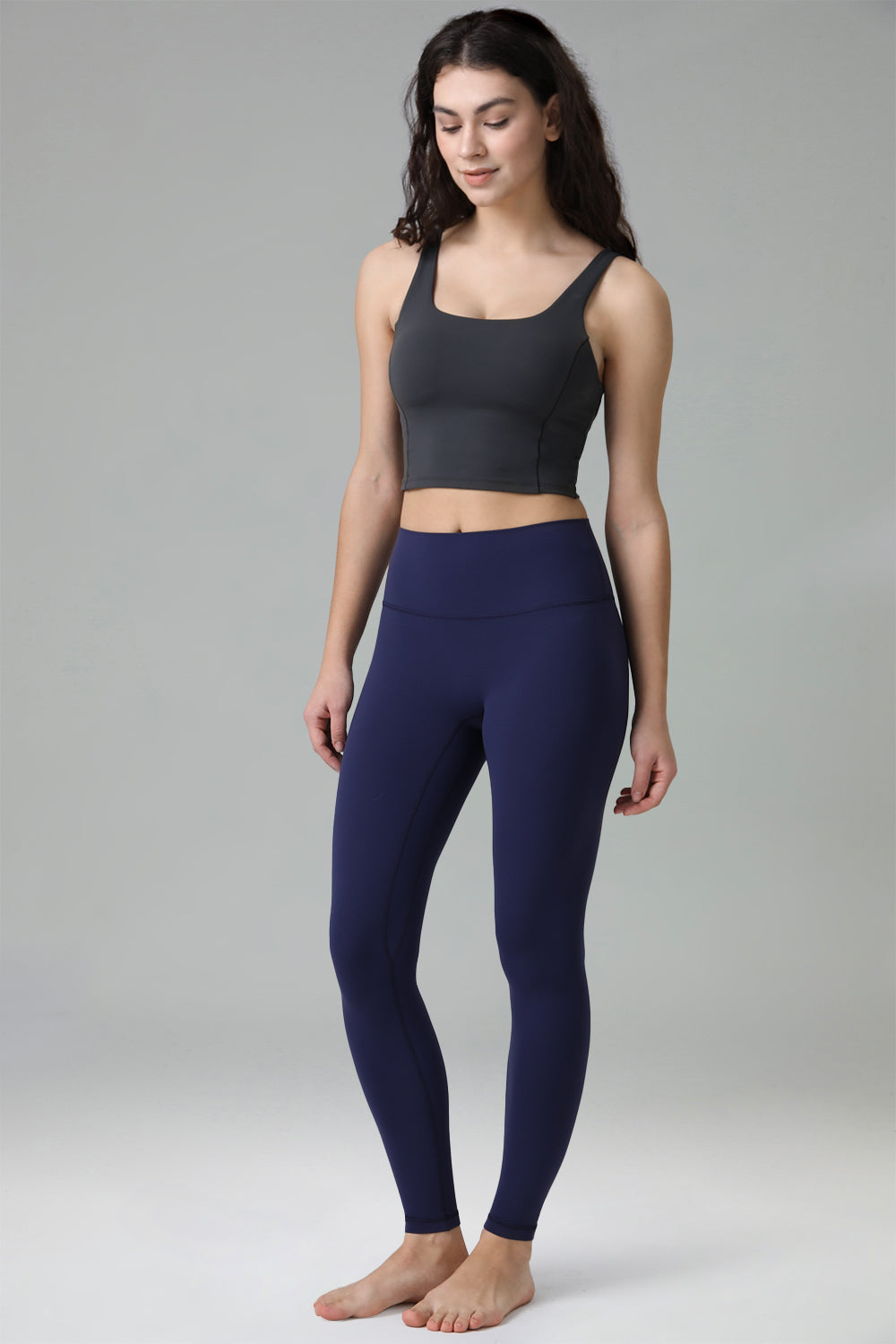 Dreamlux High Waisted No Front Seam Workout Full Length Leggings 28