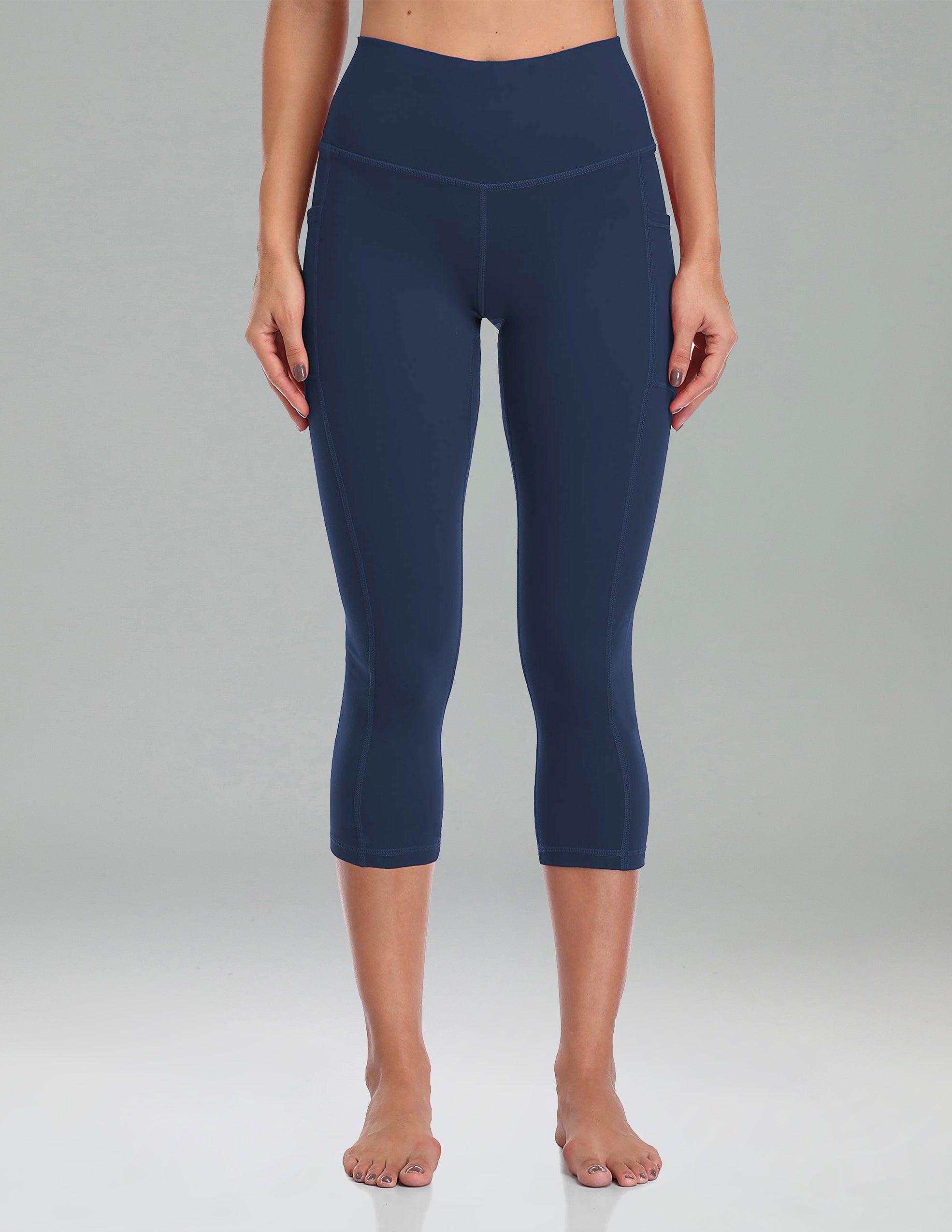 Essential No-Roll High Waisted Sports Leggings w/Pockets 21