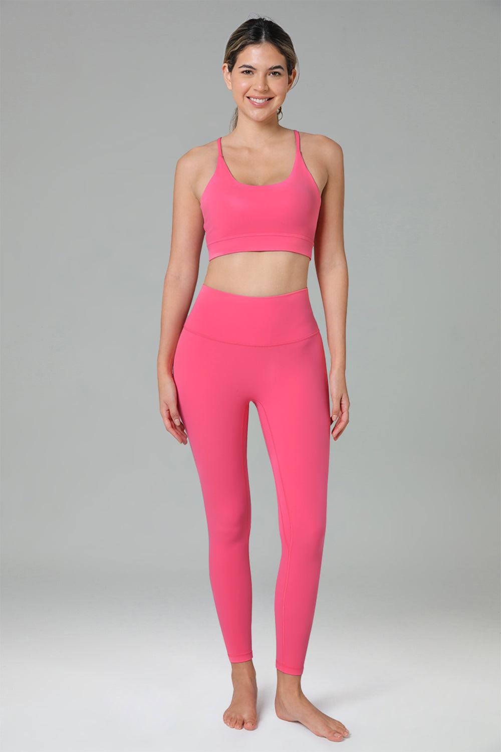 Dreamlux High Waisted No Front Seam Workout 7/8 Leggings 25