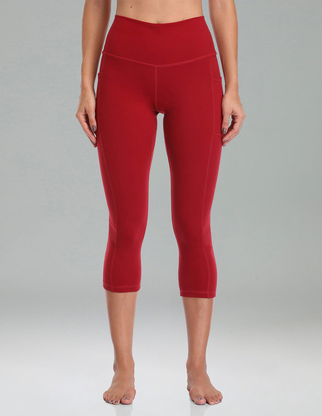 Essential No-Roll High Waisted Sports Leggings w/Pockets 21