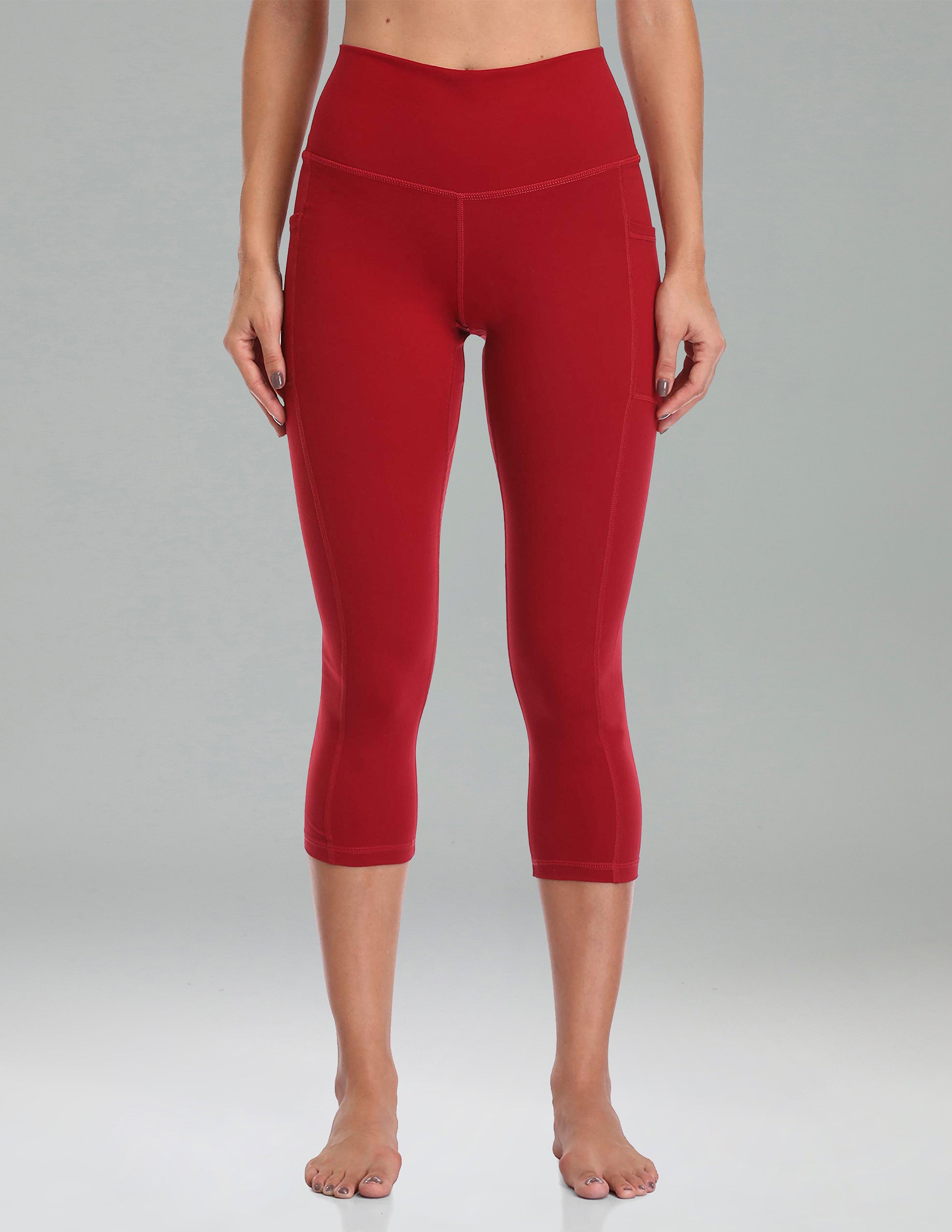 Essential No-Roll High Waisted Sports Leggings w/Pockets 21