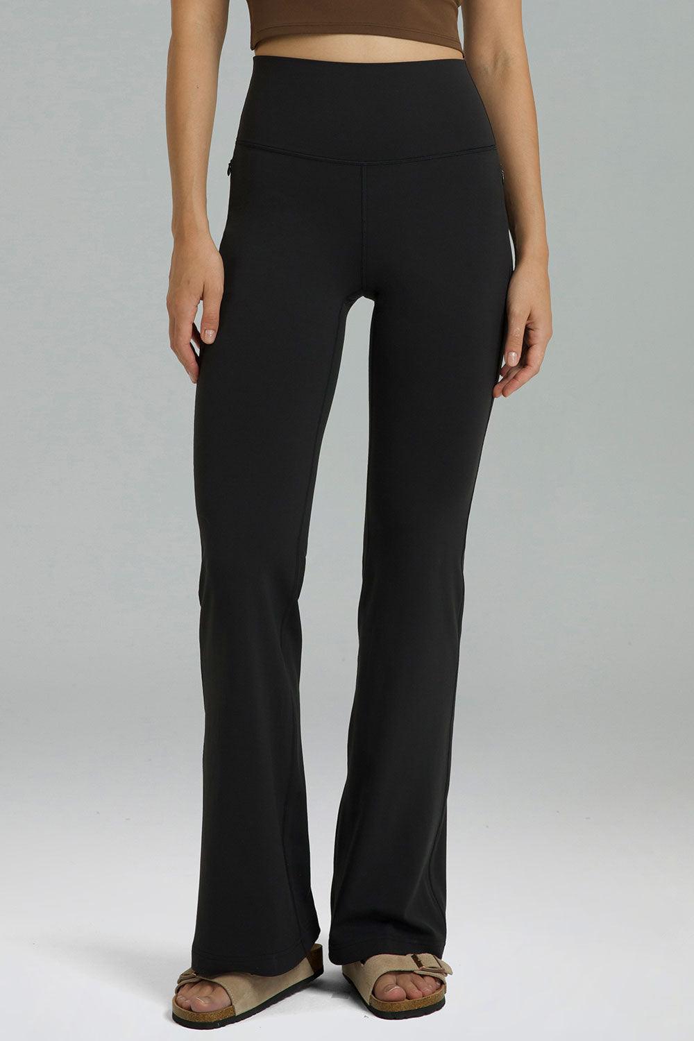 Dreamlux Zip Pocket Yoga Pants Flared Legging Bootcut 29.5