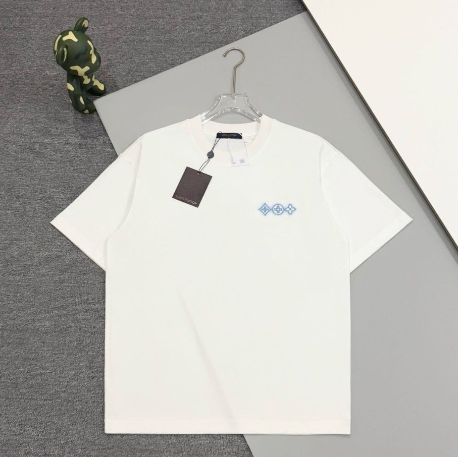 Embroidered graffiti cotton T-shirt