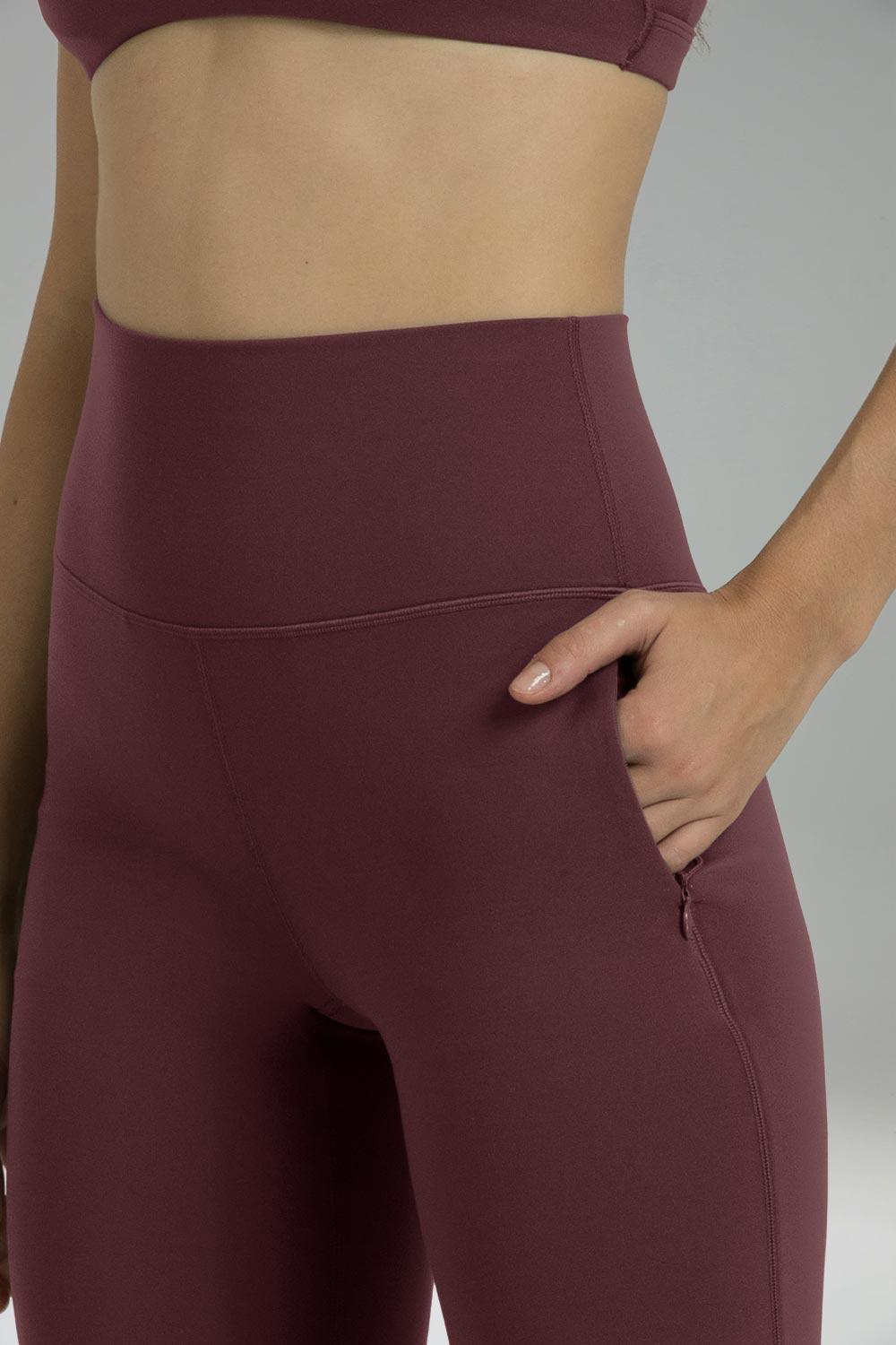 Dreamlux Zip Pocket Yoga Pants Flared Legging Bootcut 29.5