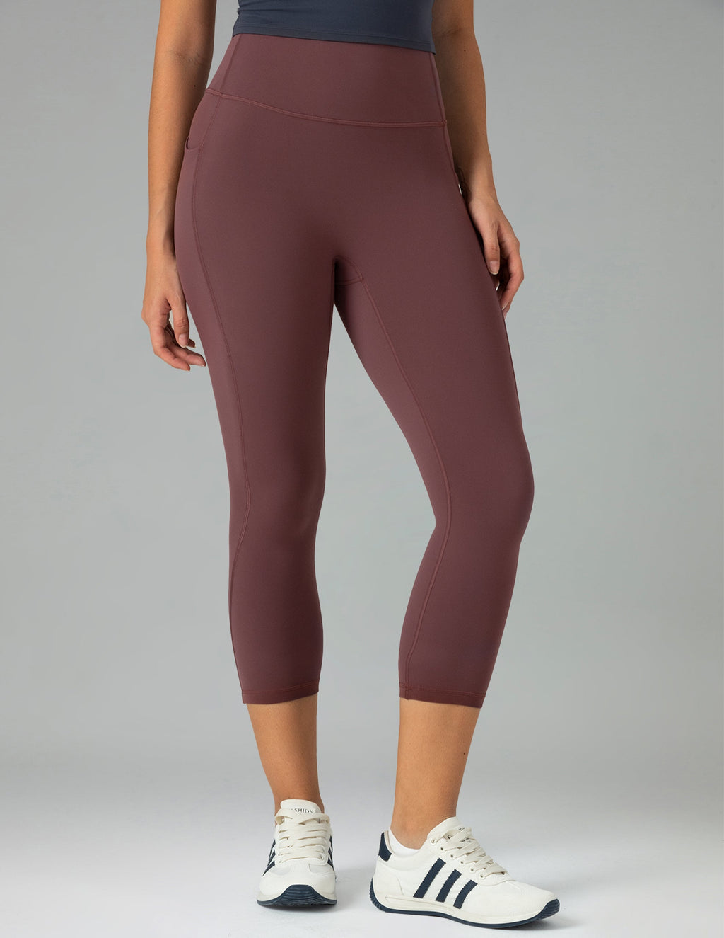 Dreamlux High Waisted No Front Seam 21 Workout Leggings w/Pockets
