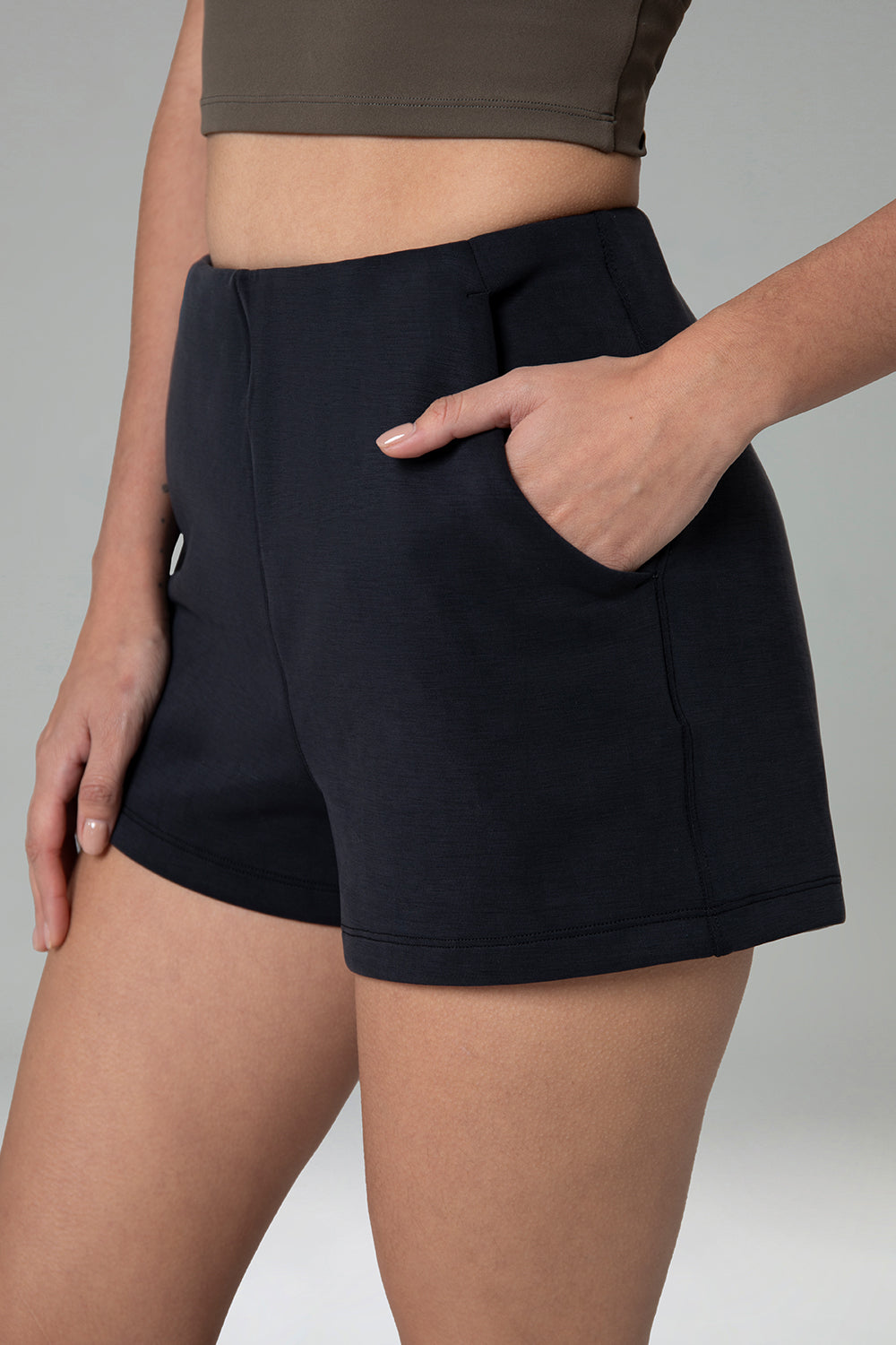 Modal Streamline Shorts w/Pockets