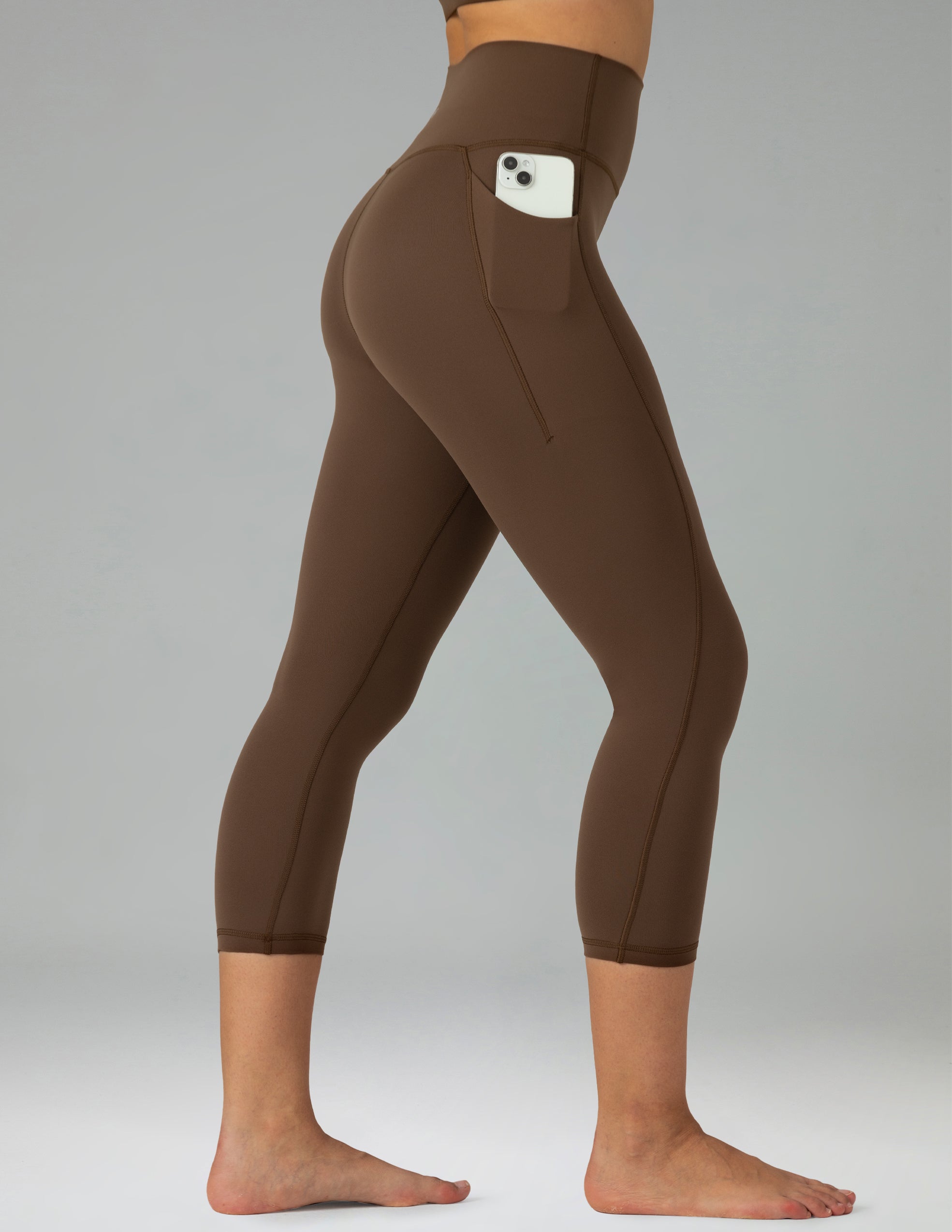 Dreamlux High Waisted No Front Seam 21 Workout Leggings w/Pockets