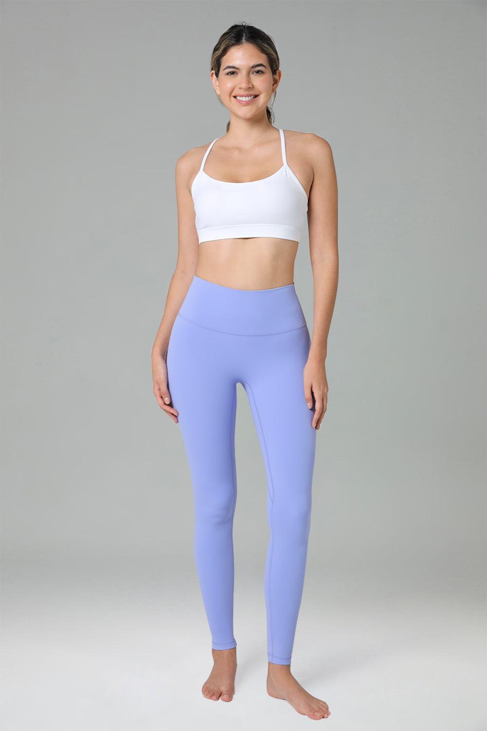 Dreamlux High Waisted No Front Seam Workout Full Length Leggings 28