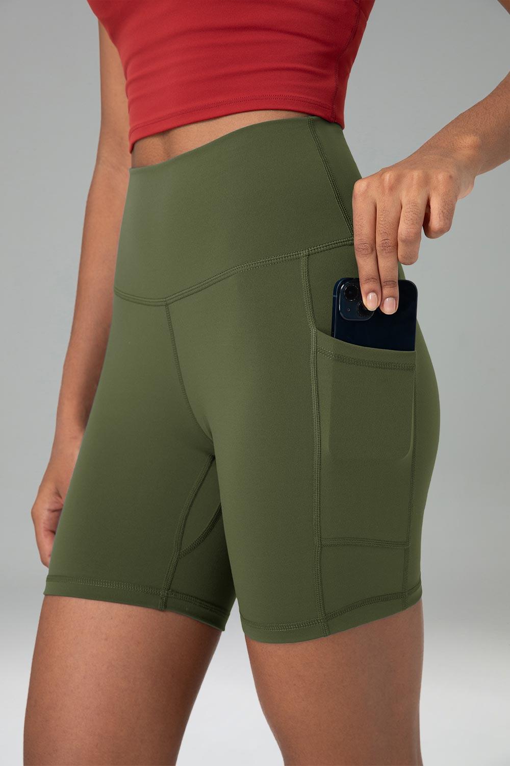 Essential No-Roll High Waisted Sports Leggings w/Pockets 6