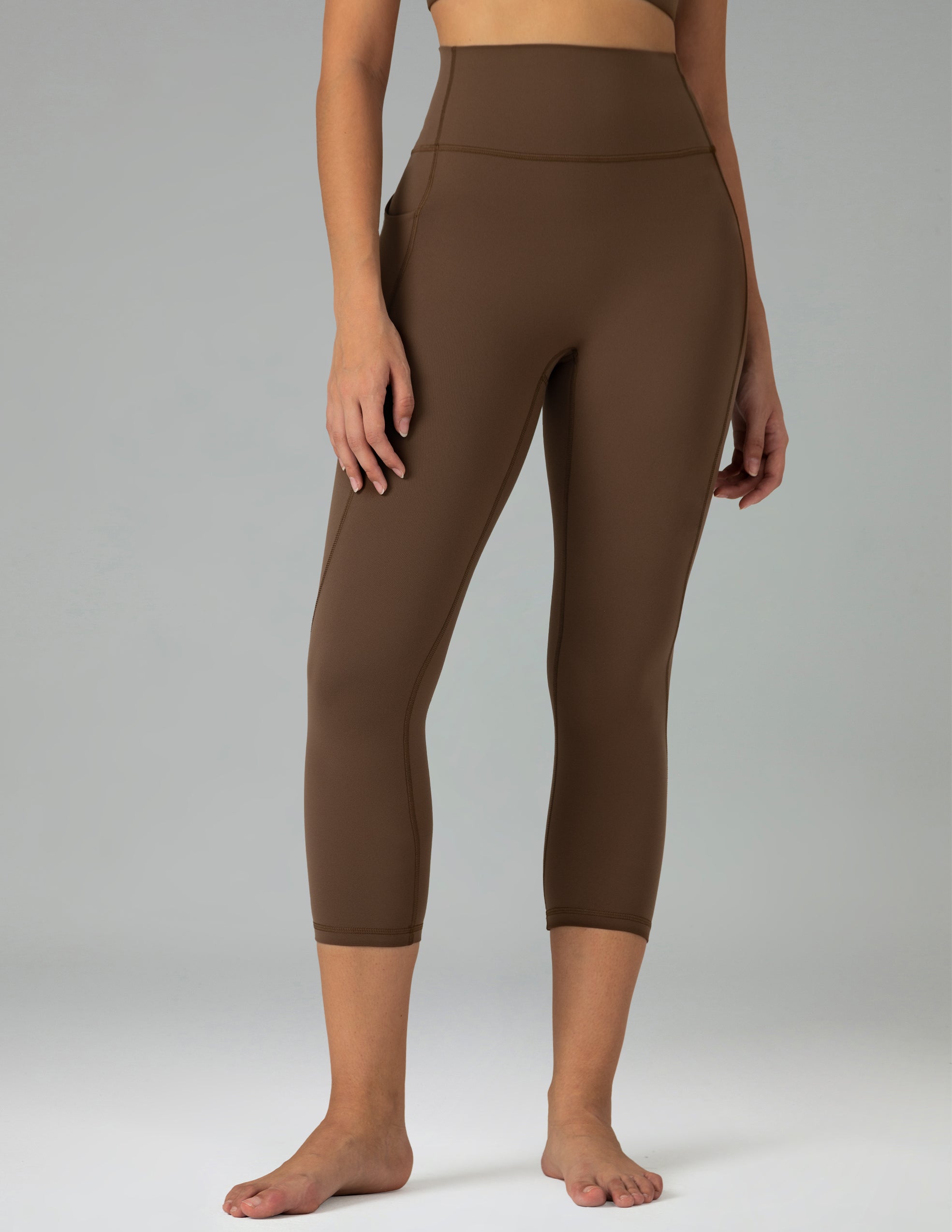 Dreamlux High Waisted No Front Seam 21 Workout Leggings w/Pockets