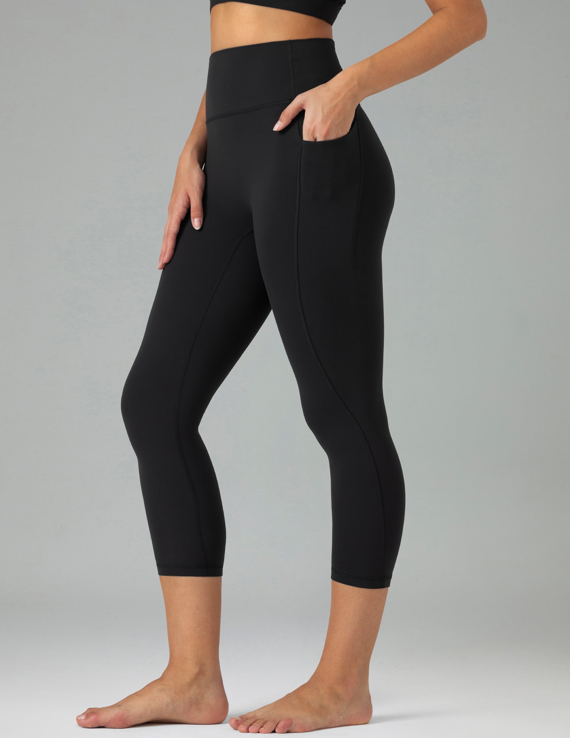 Dreamlux High Waisted No Front Seam 21 Workout Leggings w/Pockets
