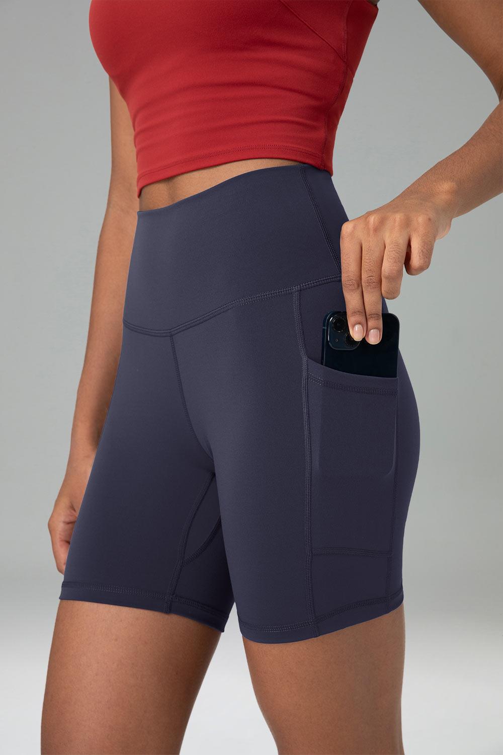 Essential No-Roll High Waisted Sports Leggings w/Pockets 6