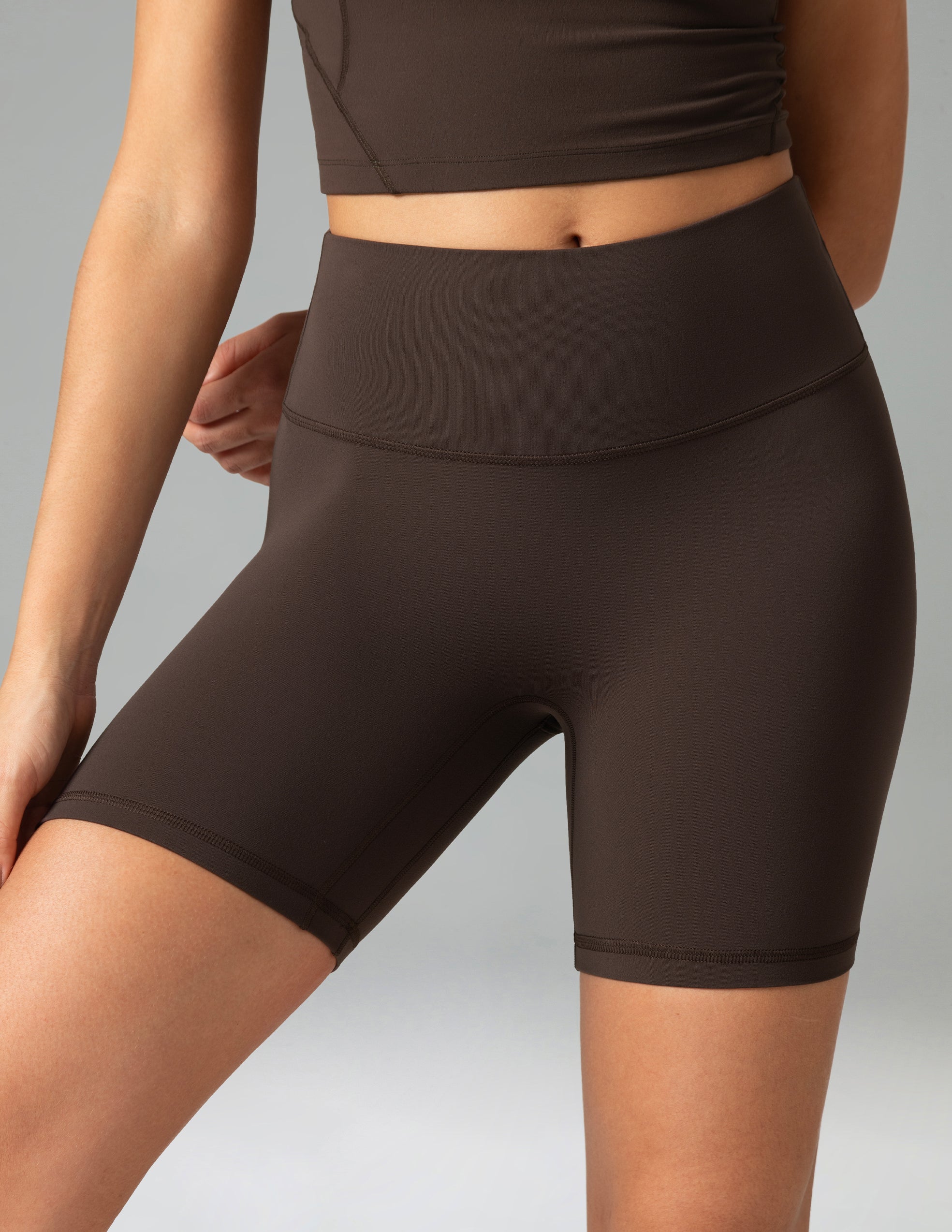 Dreamlux High Rise No Front Seam Shorts 6