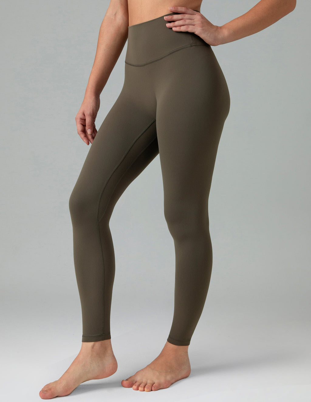 Dreamlux High Waisted No Front Seam Workout 7/8 Leggings 25