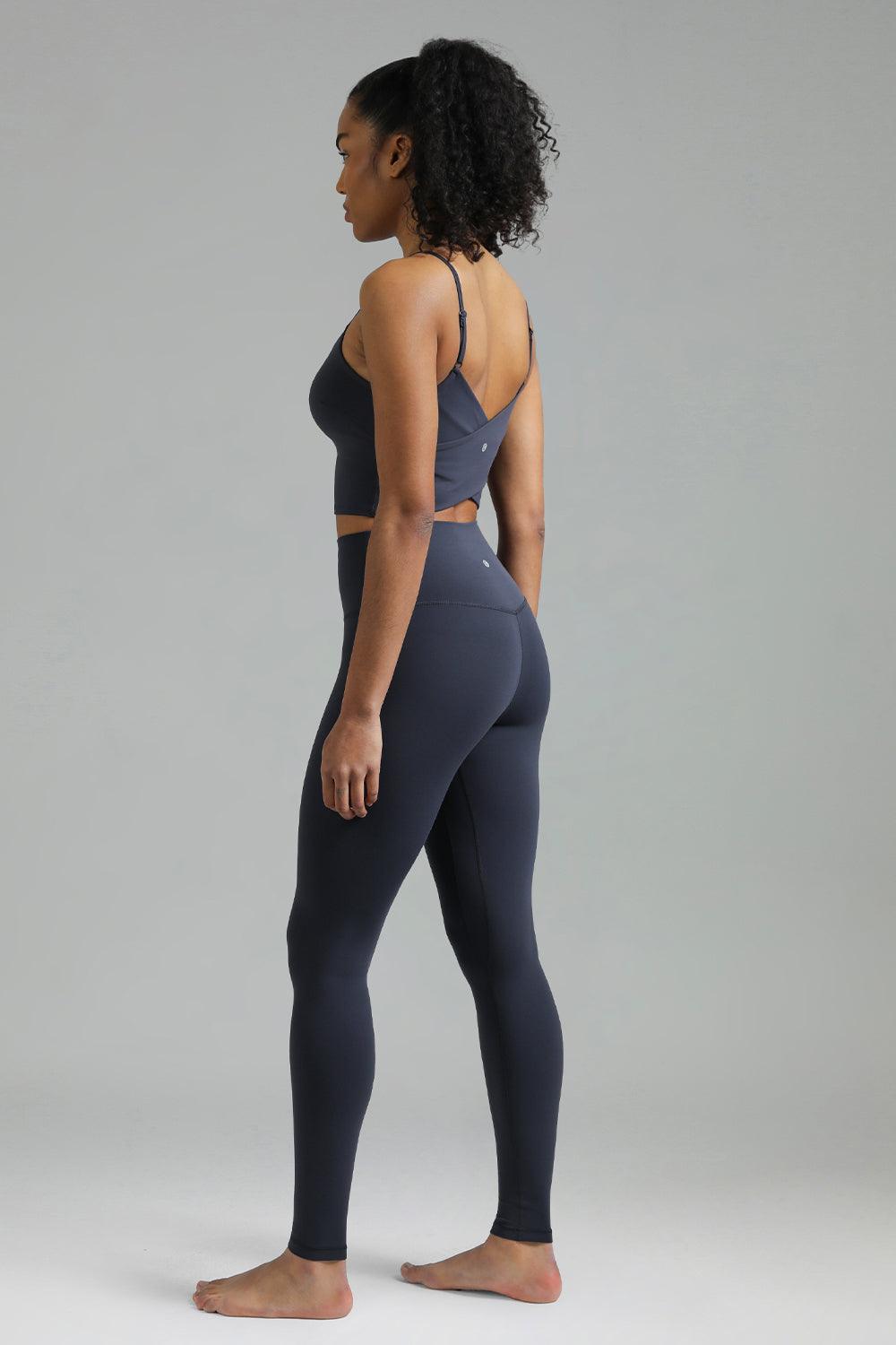 Dreamlux High Waisted No Front Seam Workout Full Length Leggings 28