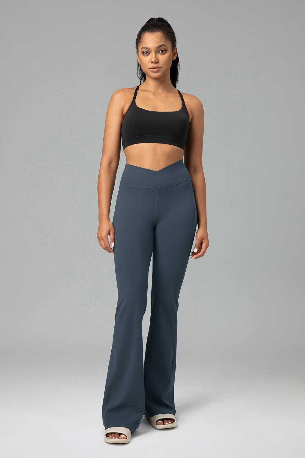 Dreamlux Crossover Yoga Pants Flared Legging Bootcut 31.5