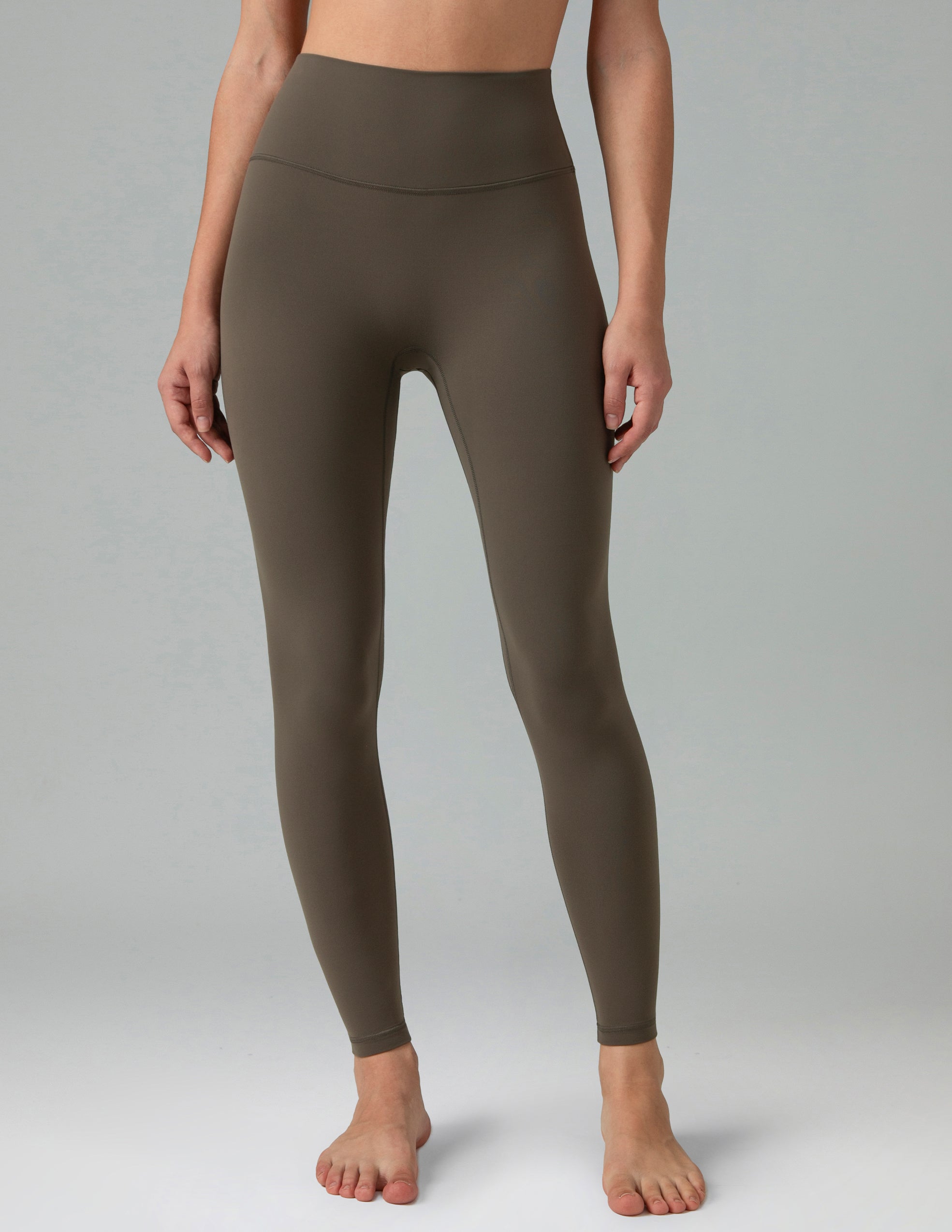 Dreamlux High Waisted No Front Seam Workout 7/8 Leggings 25