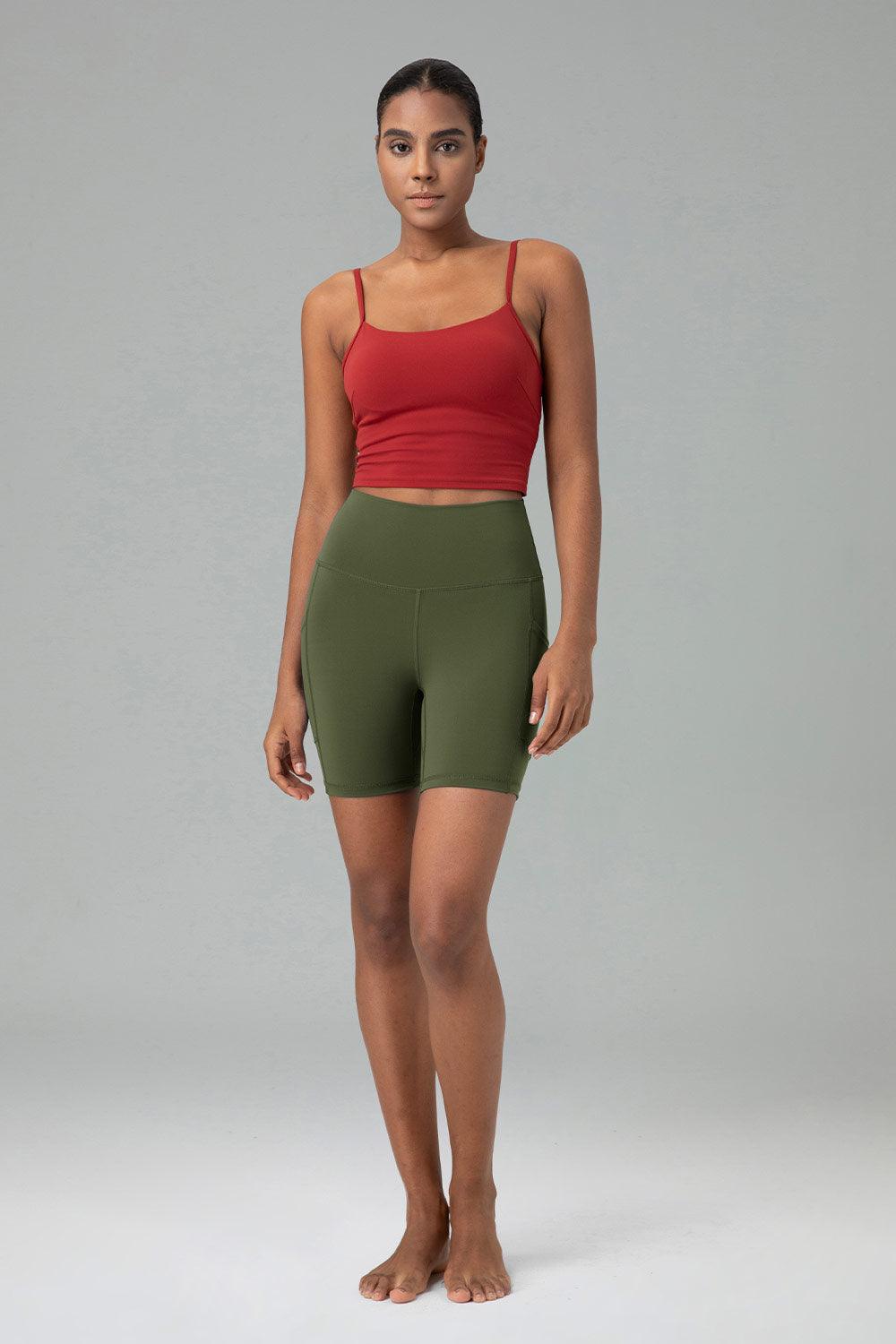 Essential No-Roll High Waisted Sports Leggings w/Pockets 6