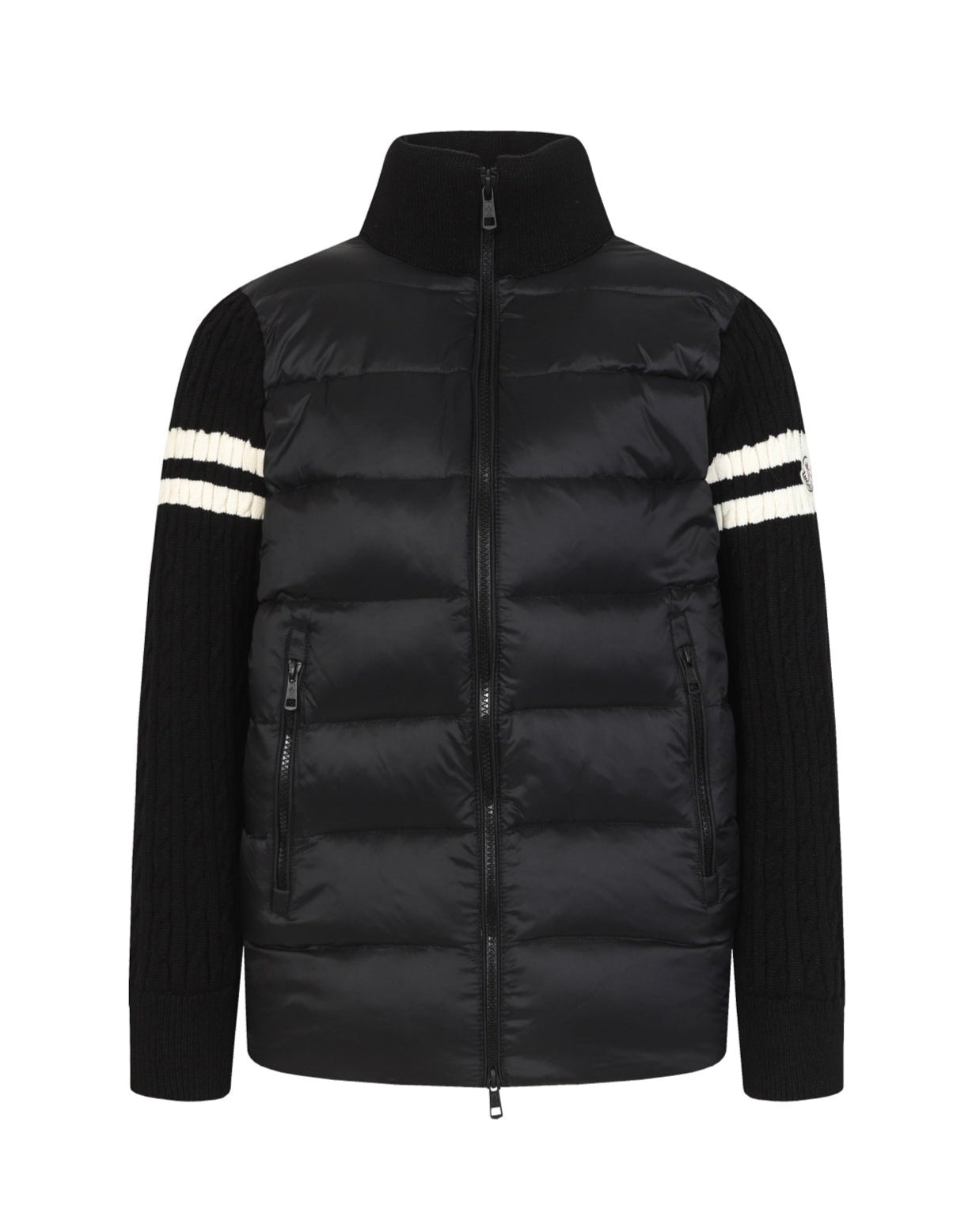 wool knitted down jacket