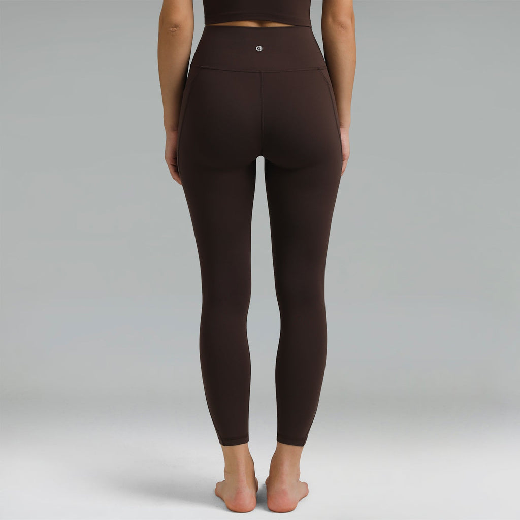 Dreamlux High Waisted No Front Seam Workout 7/8 Leggings w/Pockets