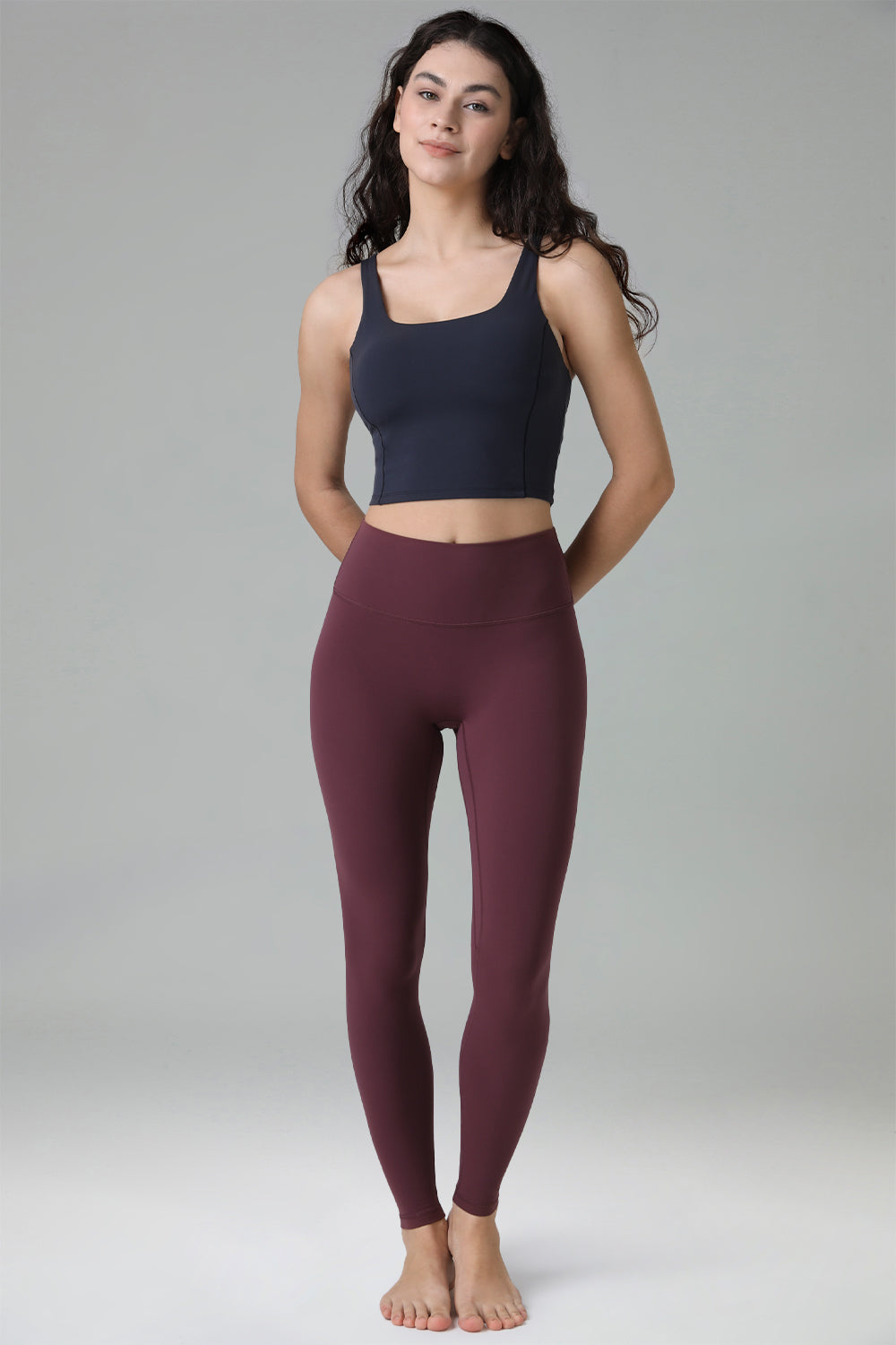 Dreamlux High Waisted No Front Seam Workout 7/8 Leggings 25