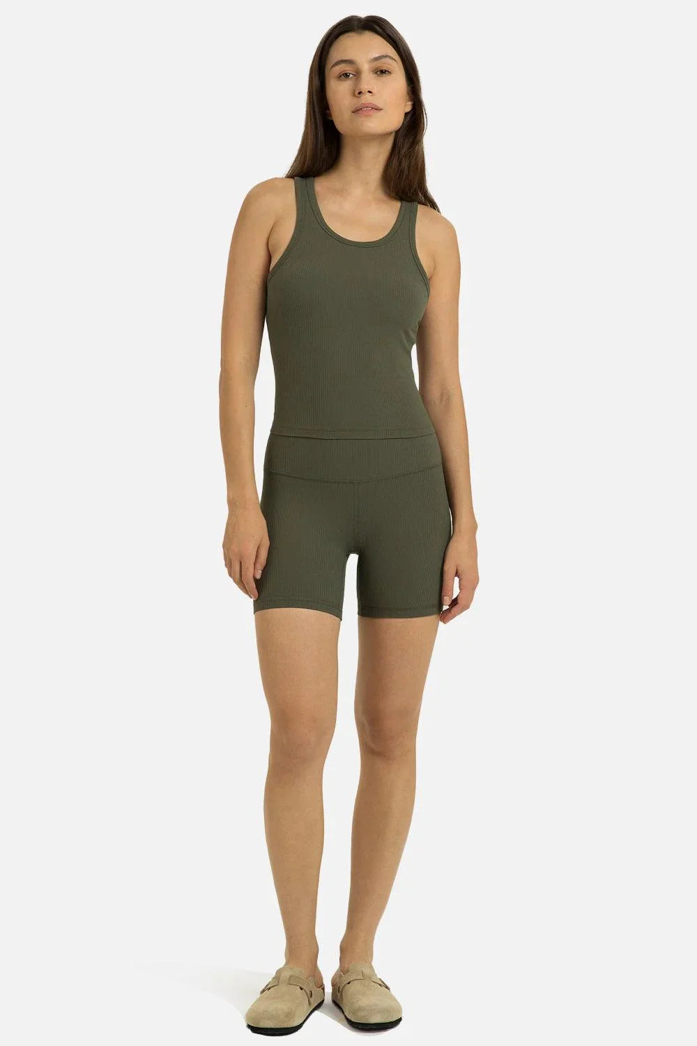 Dreamlux Buttery Soft Ribbed Cropped Leggings 6