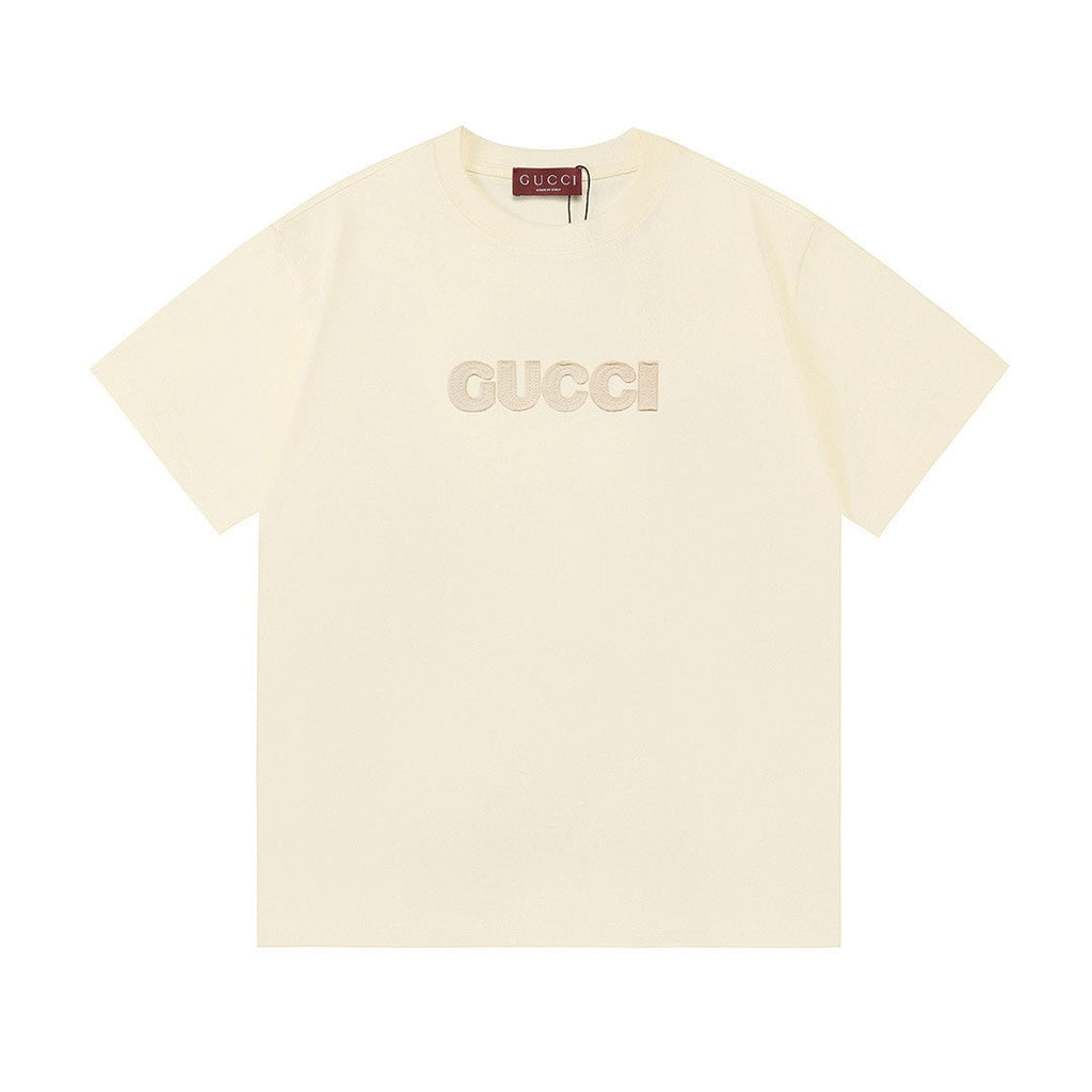 Patch cotton T-shirt