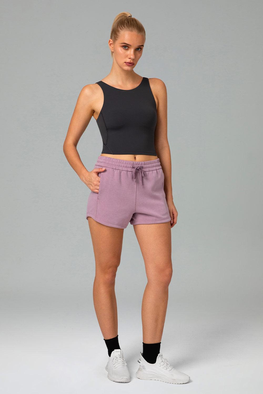 Modal Drawstring Lounge Shorts w/Pockets