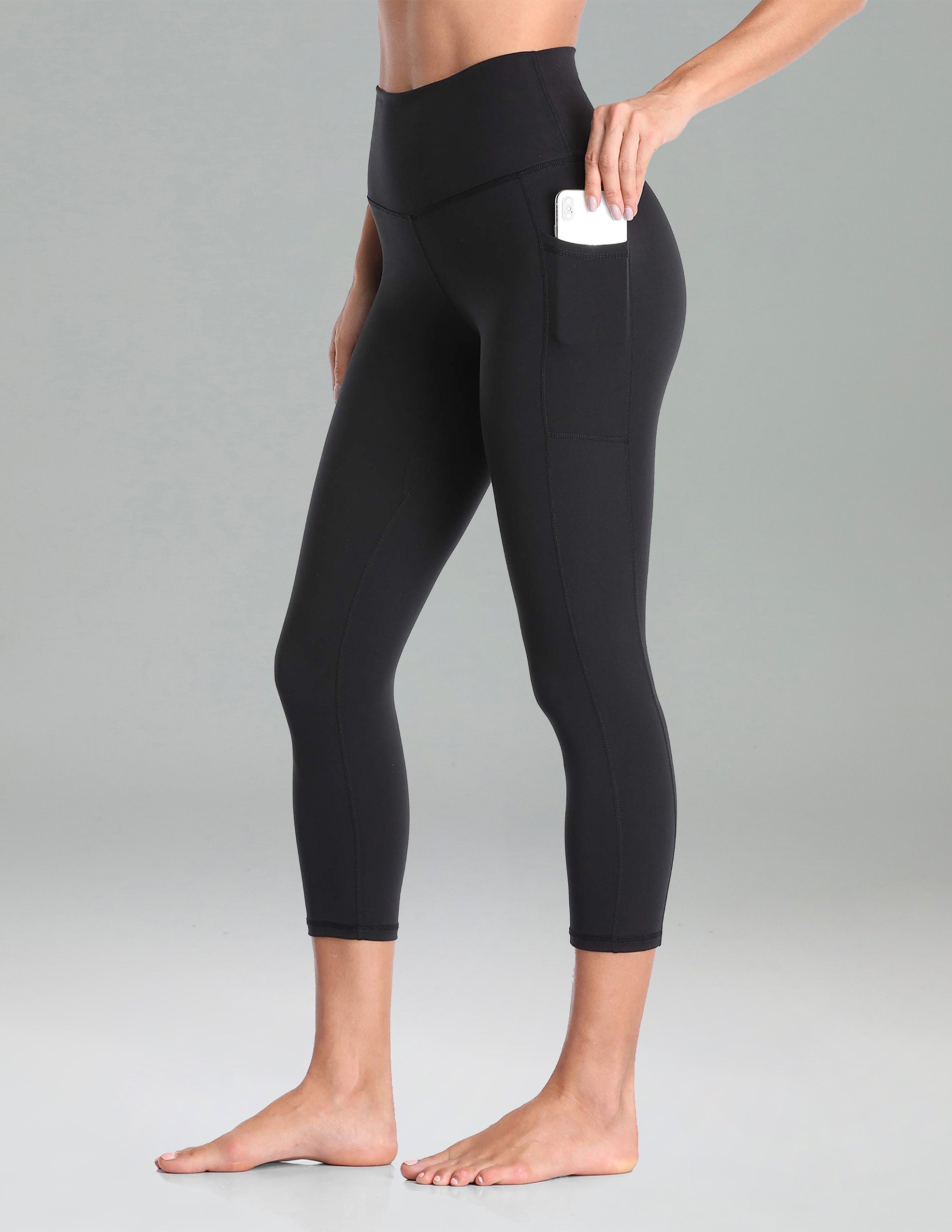 Essential No-Roll High Waisted Sports Leggings w/Pockets 21