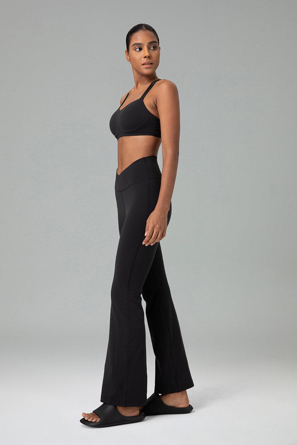 Dreamlux Crossover Yoga Pants Flared Legging Bootcut 31.5