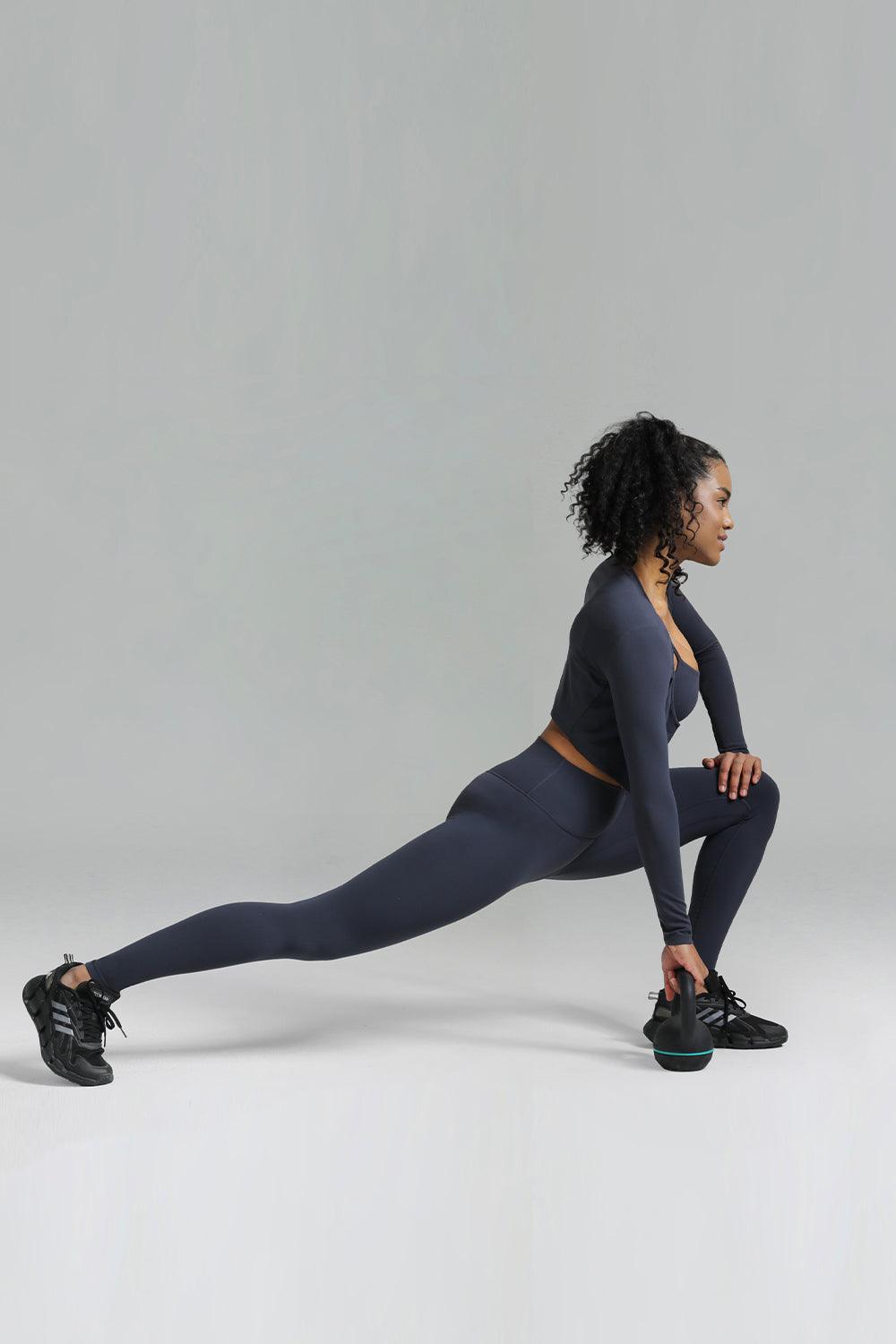 Dreamlux High Waisted No Front Seam Workout Full Length Leggings 28