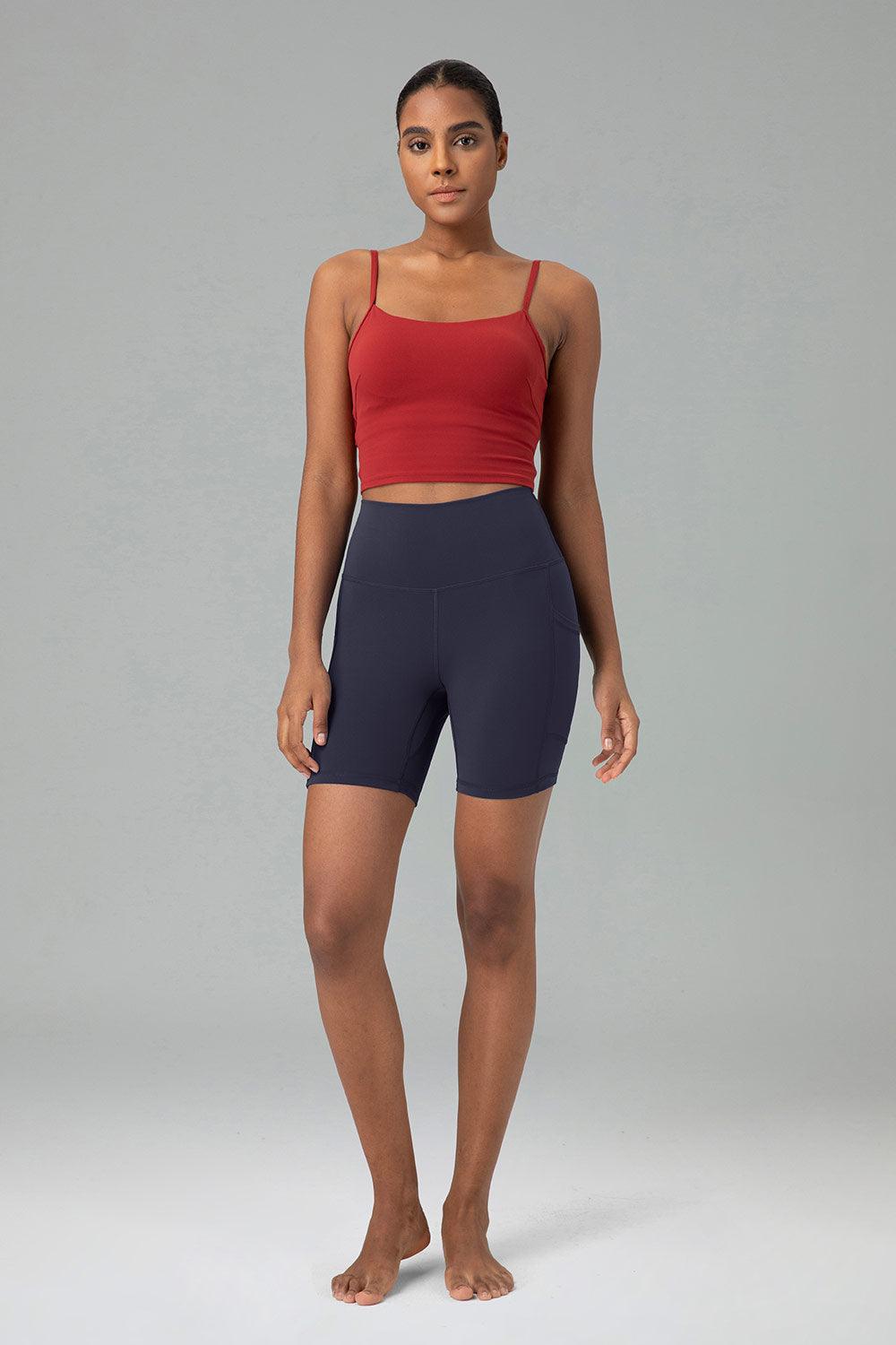 Essential No-Roll High Waisted Sports Leggings w/Pockets 6