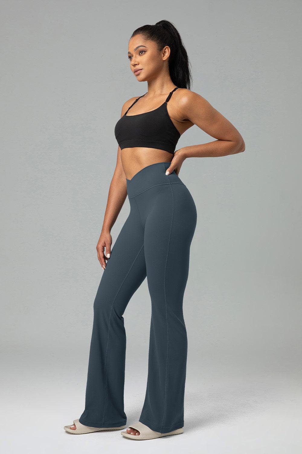 Dreamlux Crossover Yoga Pants Flared Legging Bootcut 31.5