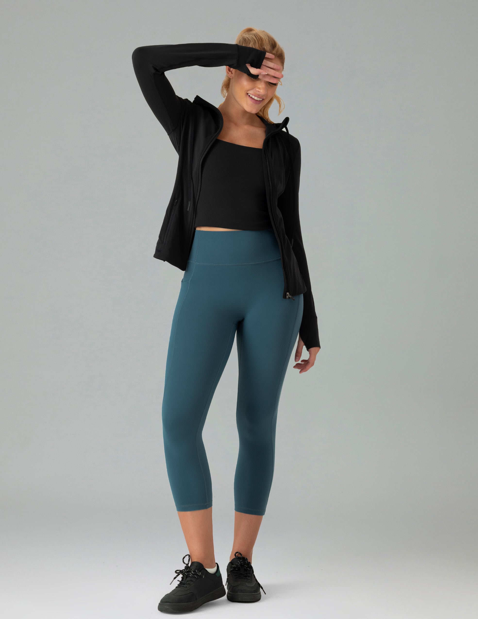 Dreamlux High Waisted No Front Seam 21 Workout Leggings w/Pockets