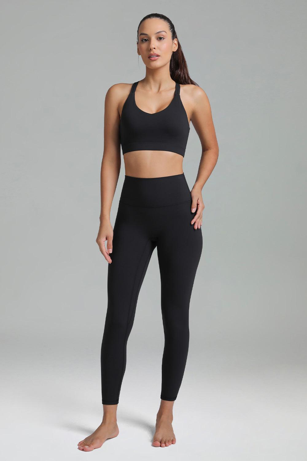 Dreamlux High Waisted No Front Seam Workout 7/8 Leggings 25