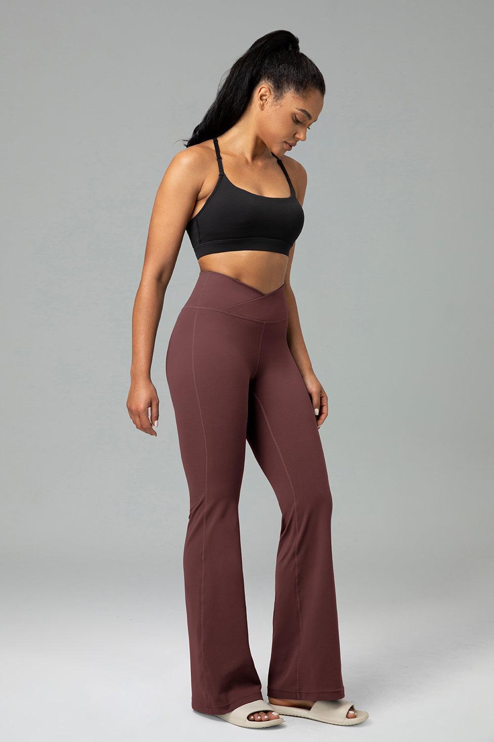 Dreamlux Crossover Yoga Pants Flared Legging Bootcut 31.5