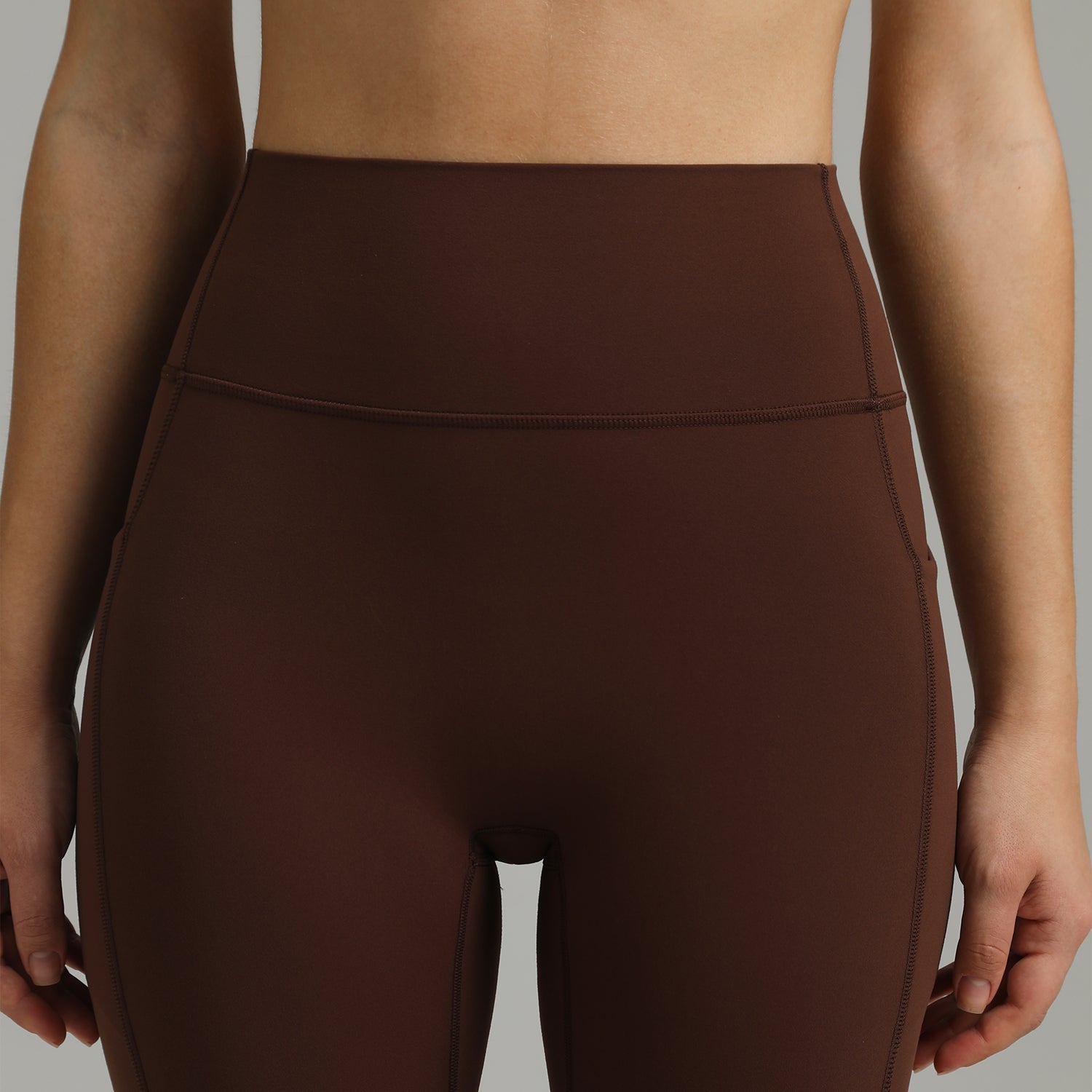 Dreamlux High Waisted No Front Seam Workout 7/8 Leggings w/Pockets