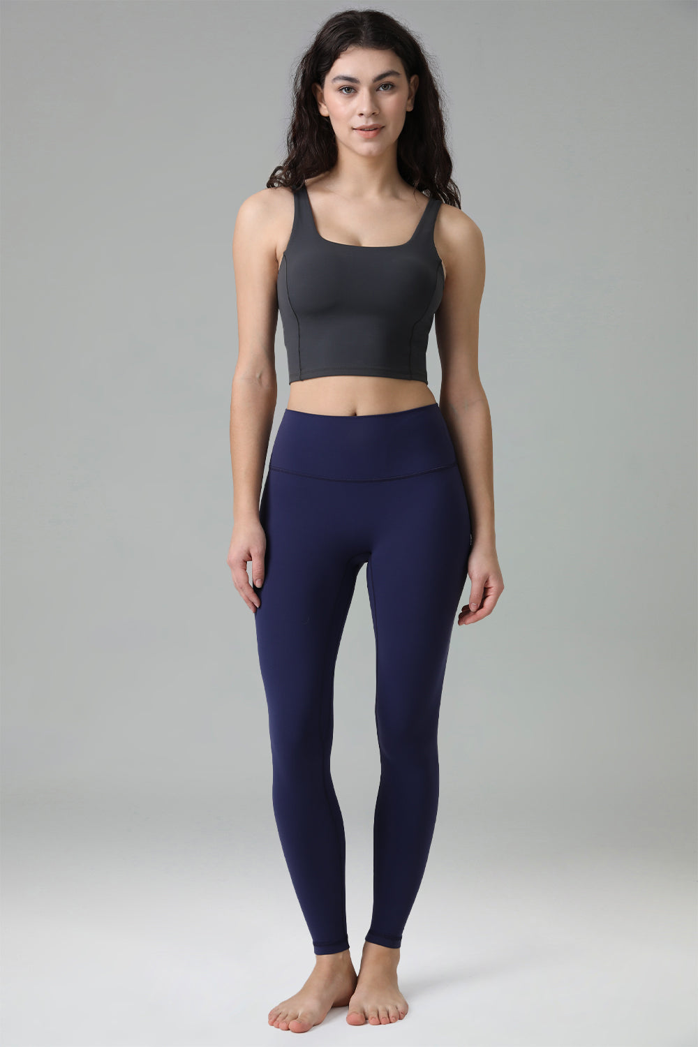 Dreamlux High Waisted No Front Seam Workout Full Length Leggings 28