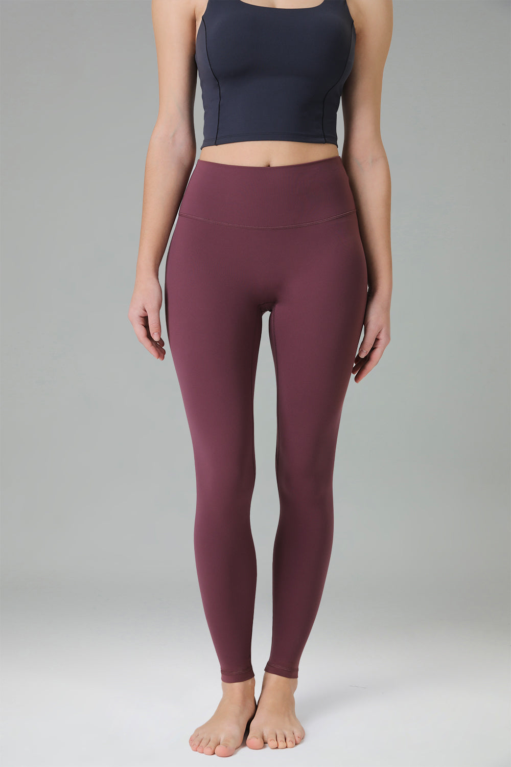 Dreamlux High Waisted No Front Seam Workout 7/8 Leggings 25