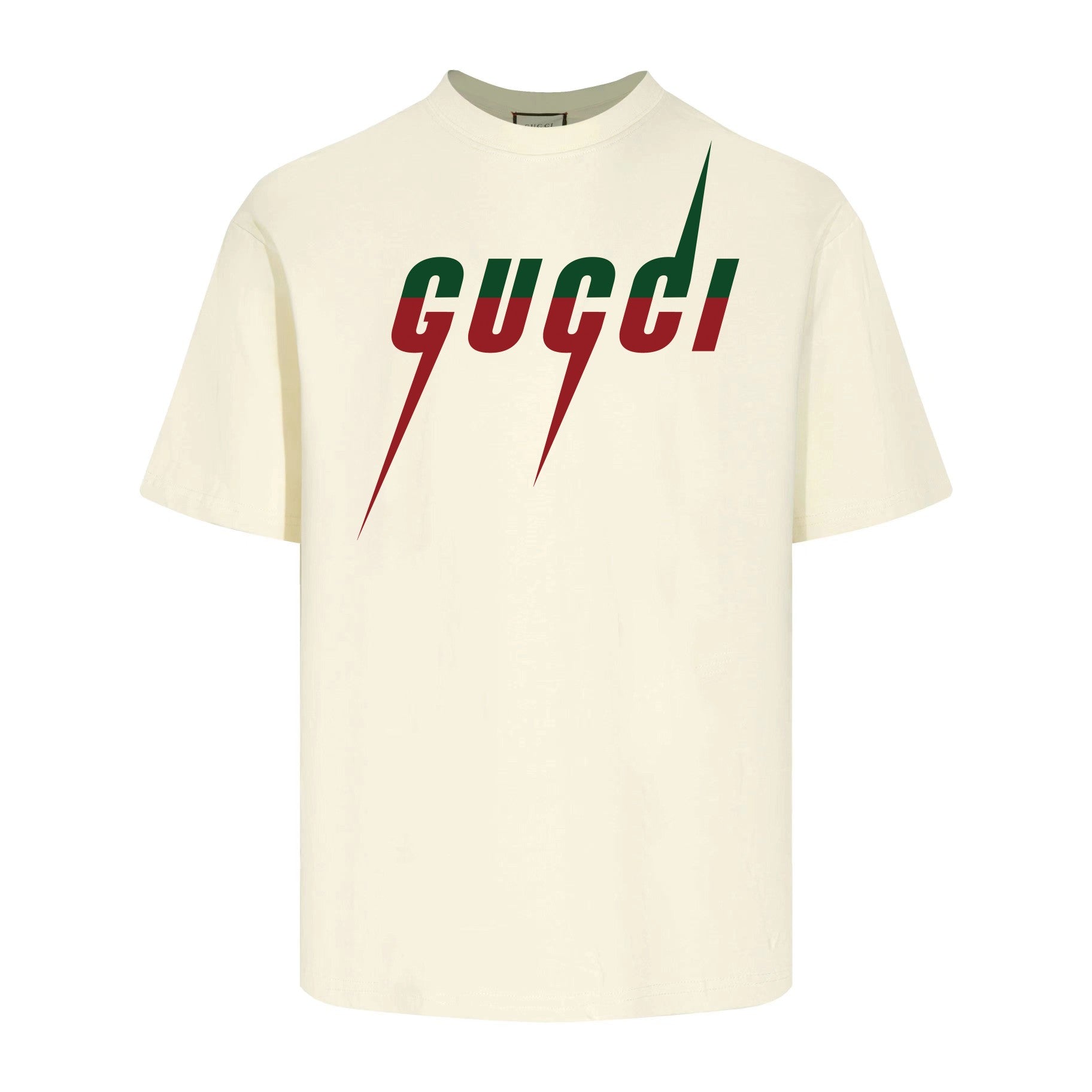 Printed crew neck cotton T-shirt