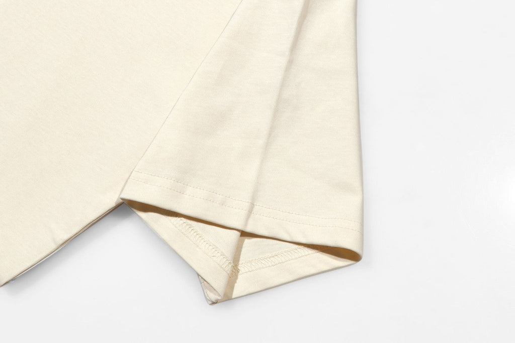 Printed crew neck cotton T-shirt