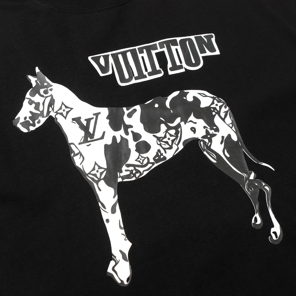 Horse print cotton T-shirt