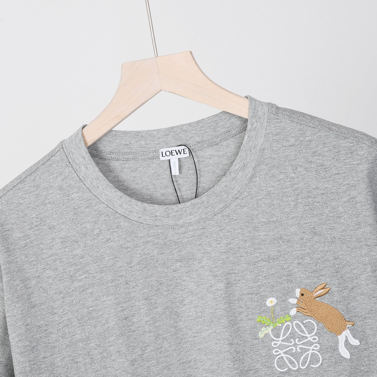 Embroidered cotton T-shirt