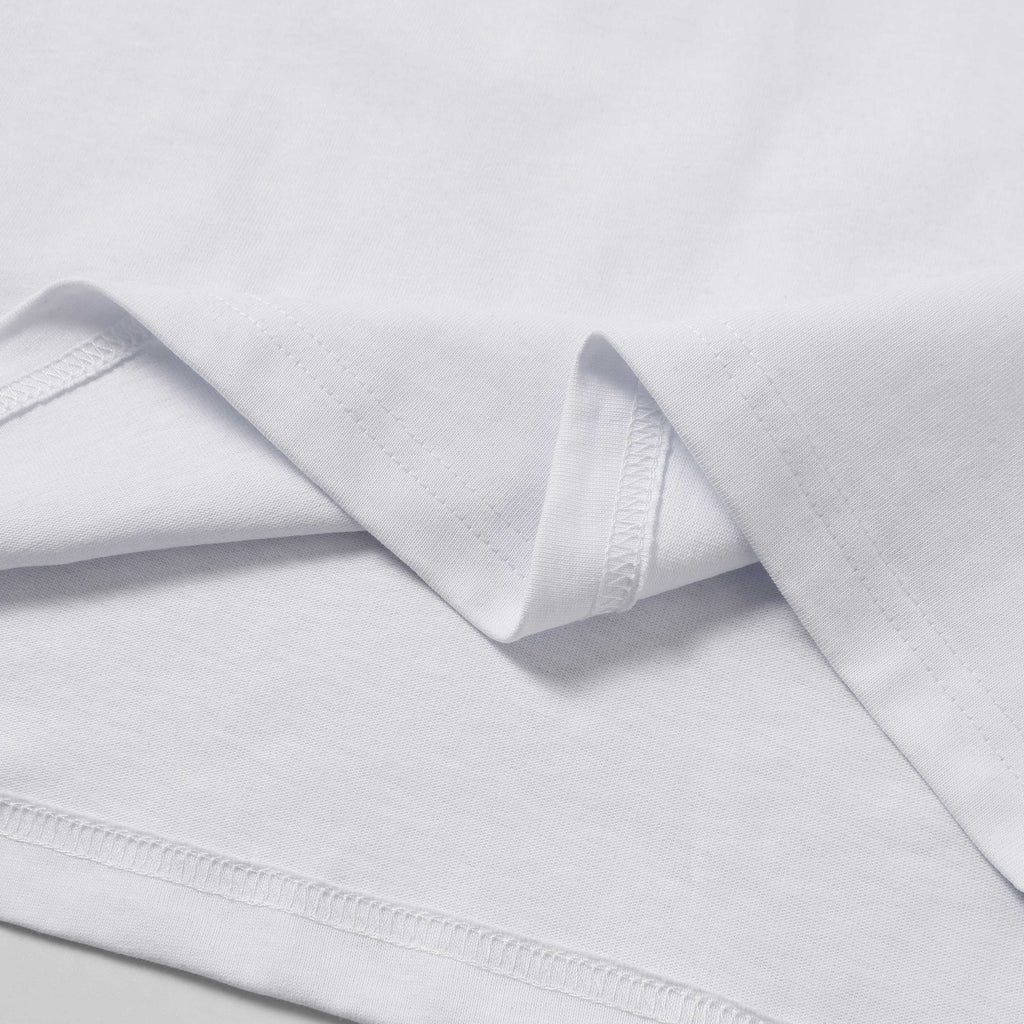 LEATHER EMBOSSED COTTON T-SHIRT