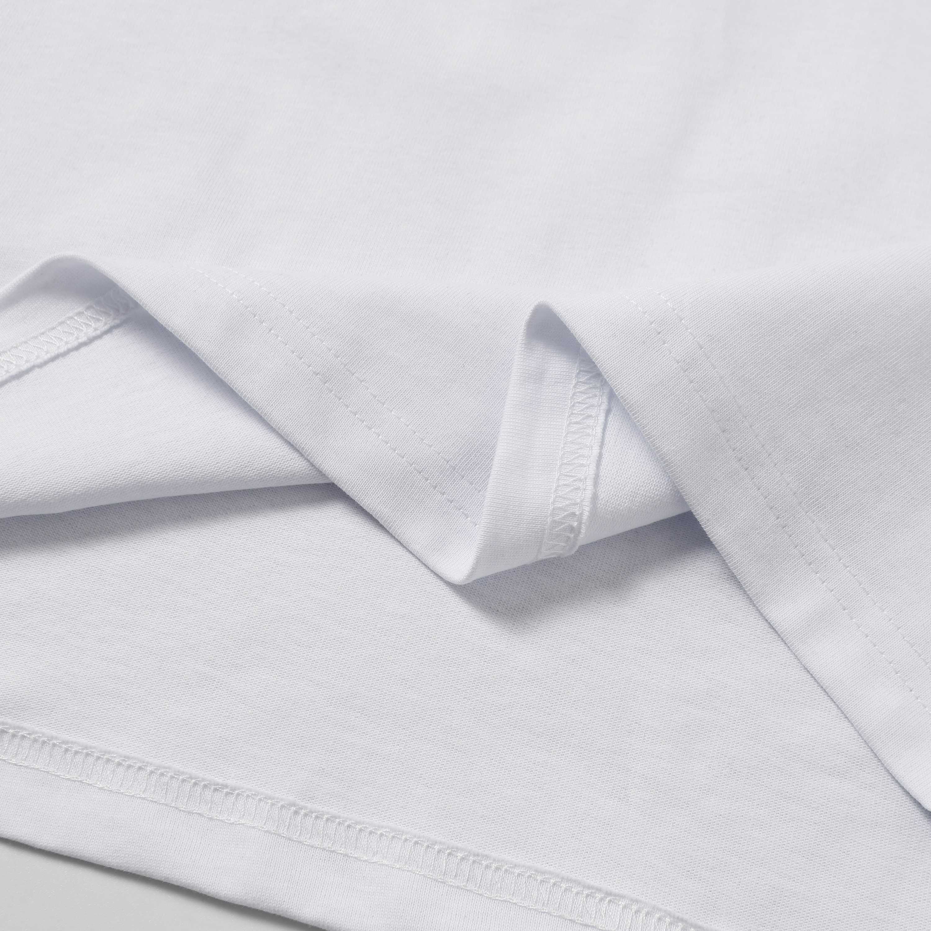 LEATHER EMBOSSED COTTON T-SHIRT