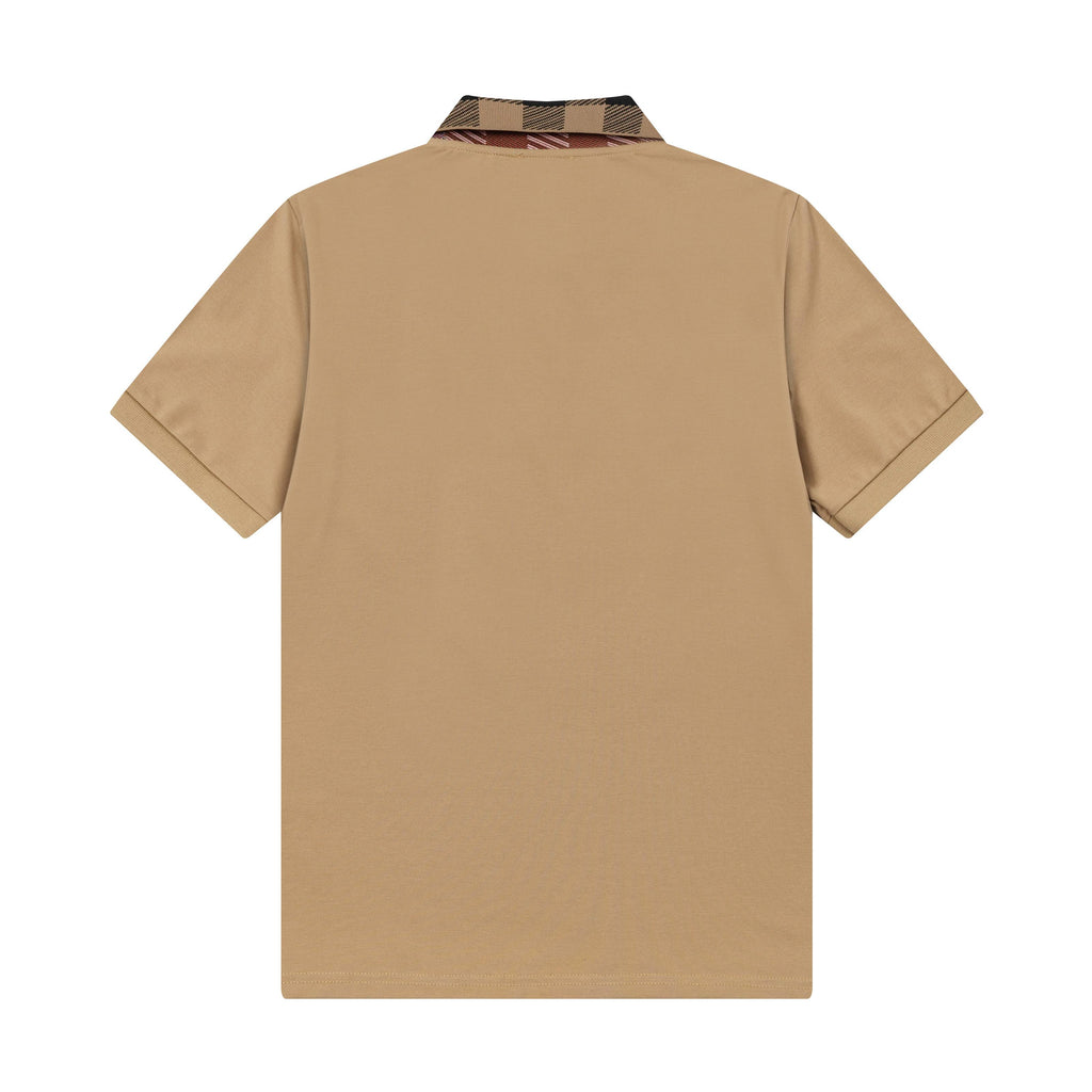 Lapel Cotton Polo Shirt