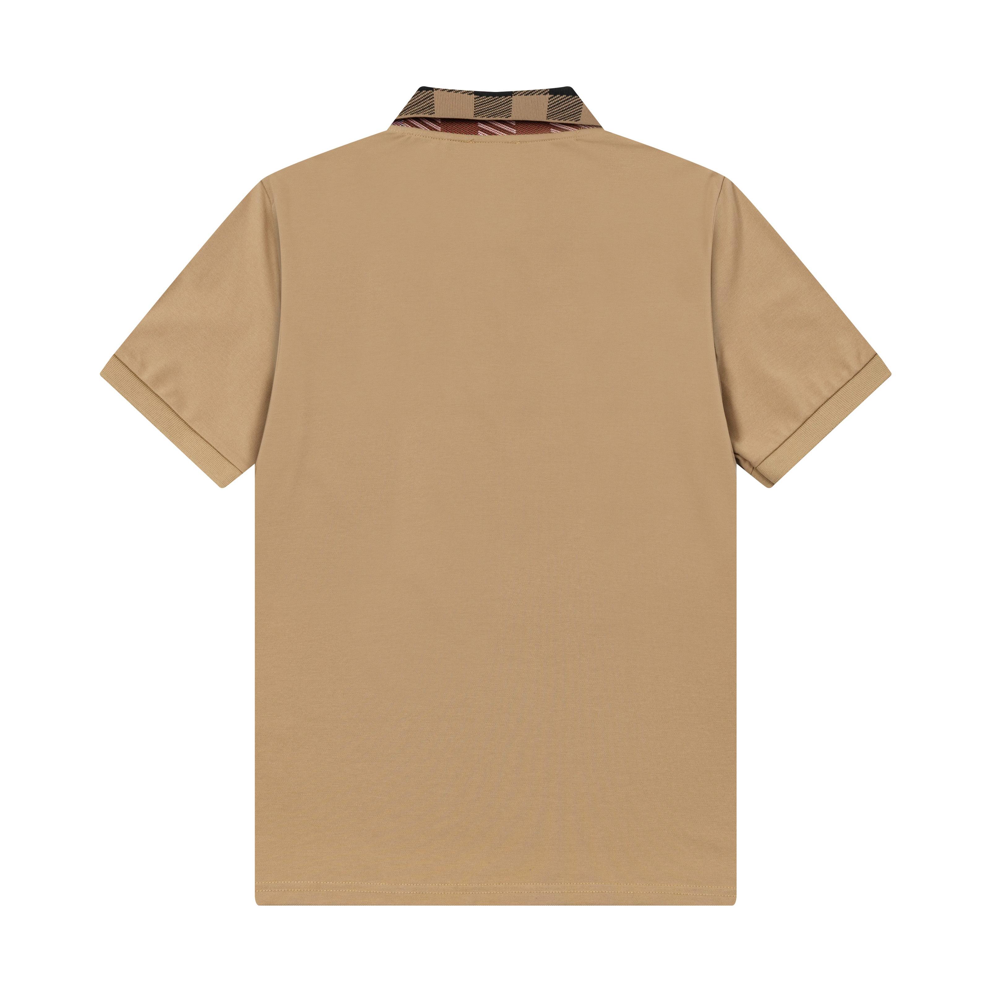 Lapel Cotton Polo Shirt