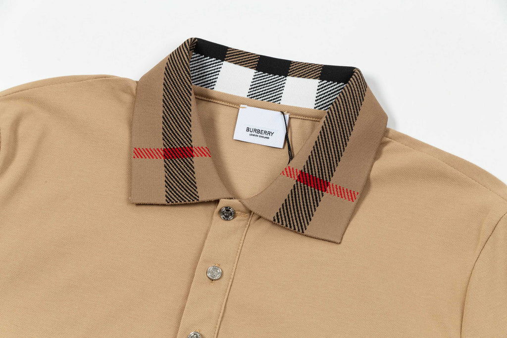 Lapel Cotton Polo Shirt