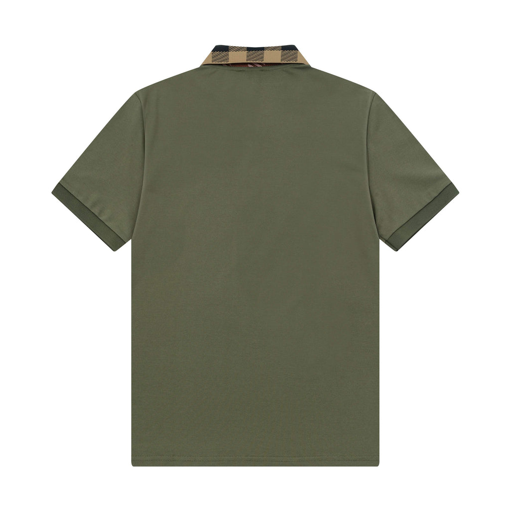 Lapel Cotton Polo Shirt