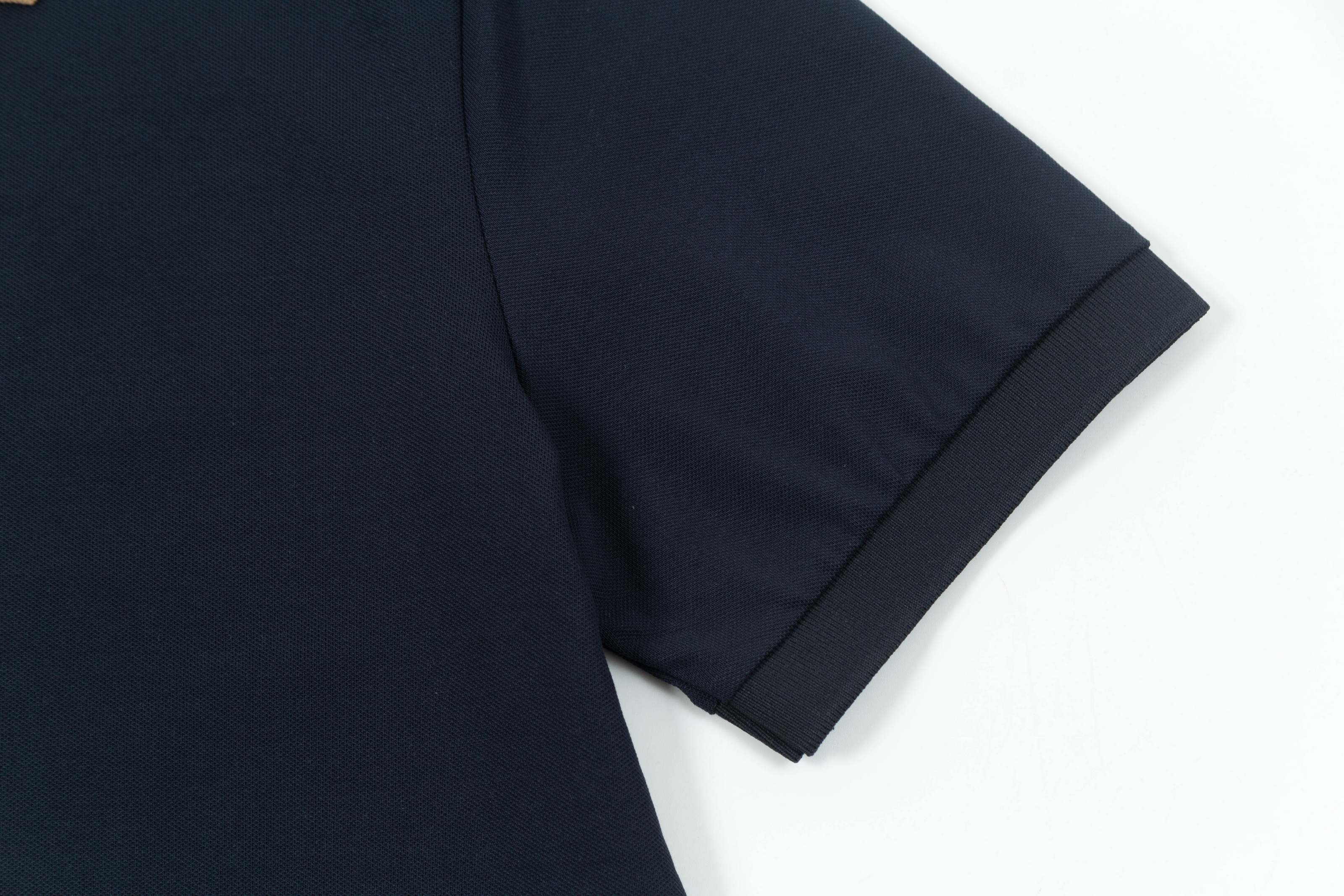 Lapel Cotton Polo Shirt